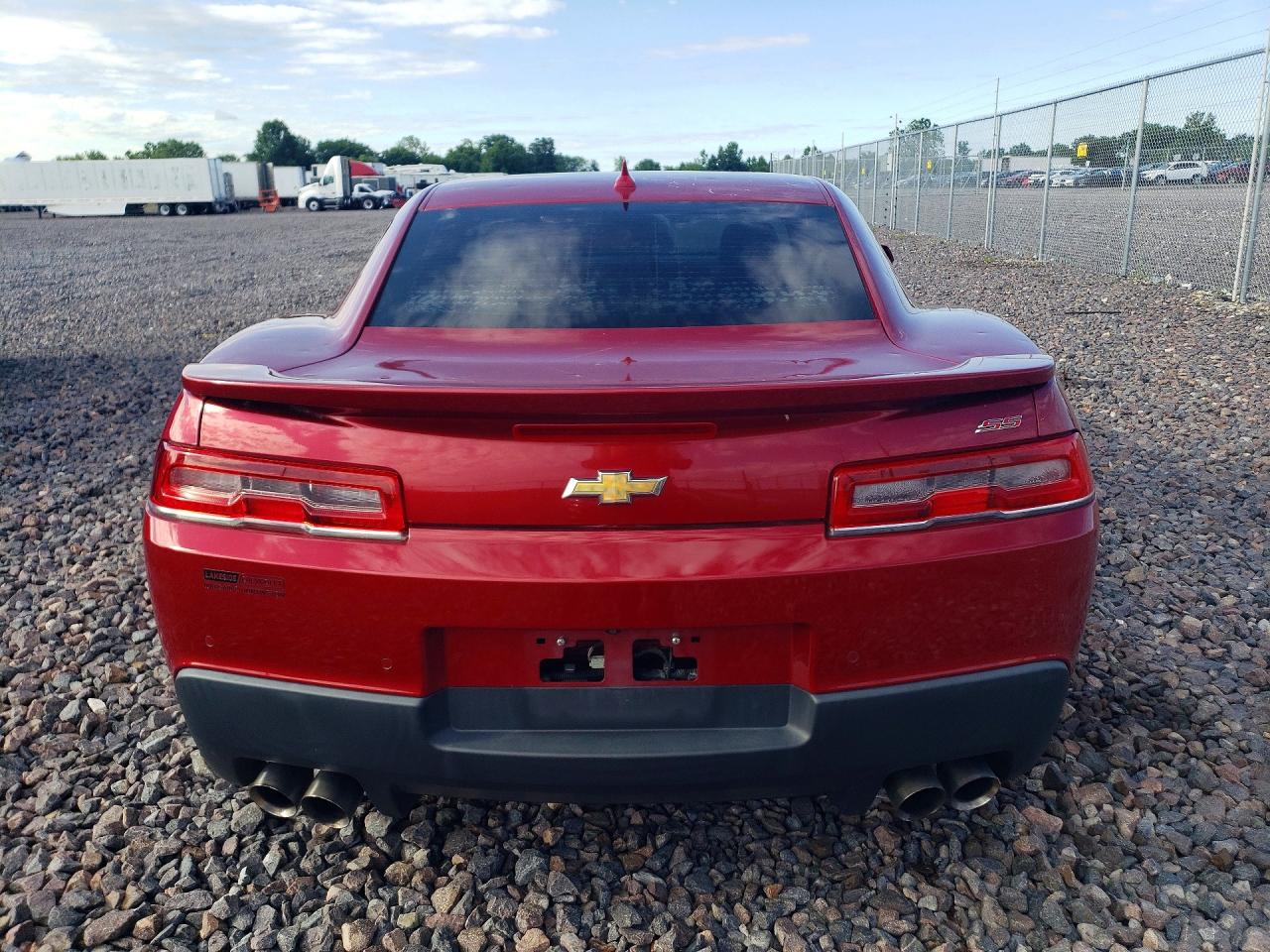 2015 Chevrolet Camaro 2ss Red vin: 2G1FJ1EW3F9129741