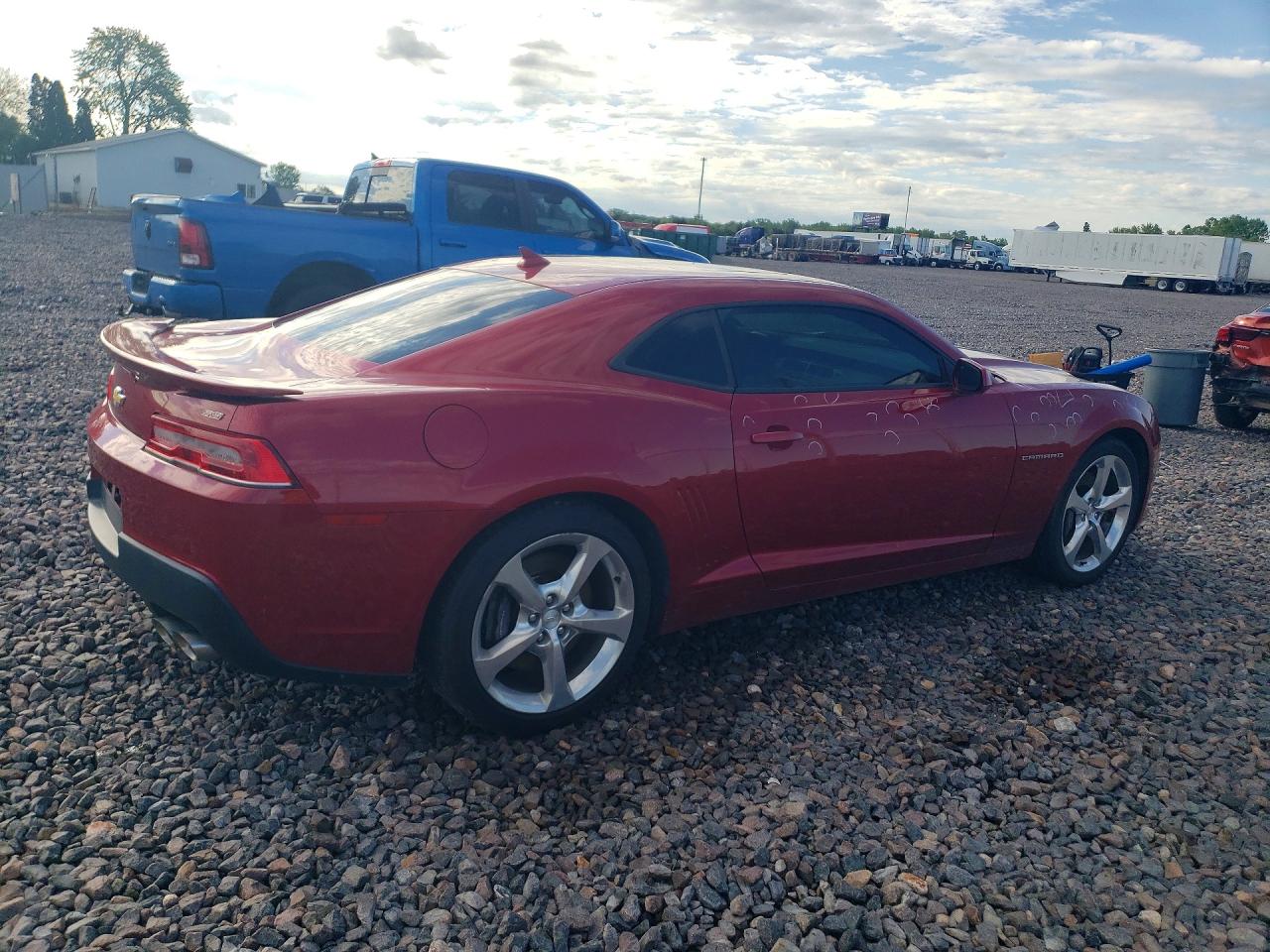 2015 Chevrolet Camaro 2ss Red vin: 2G1FJ1EW3F9129741