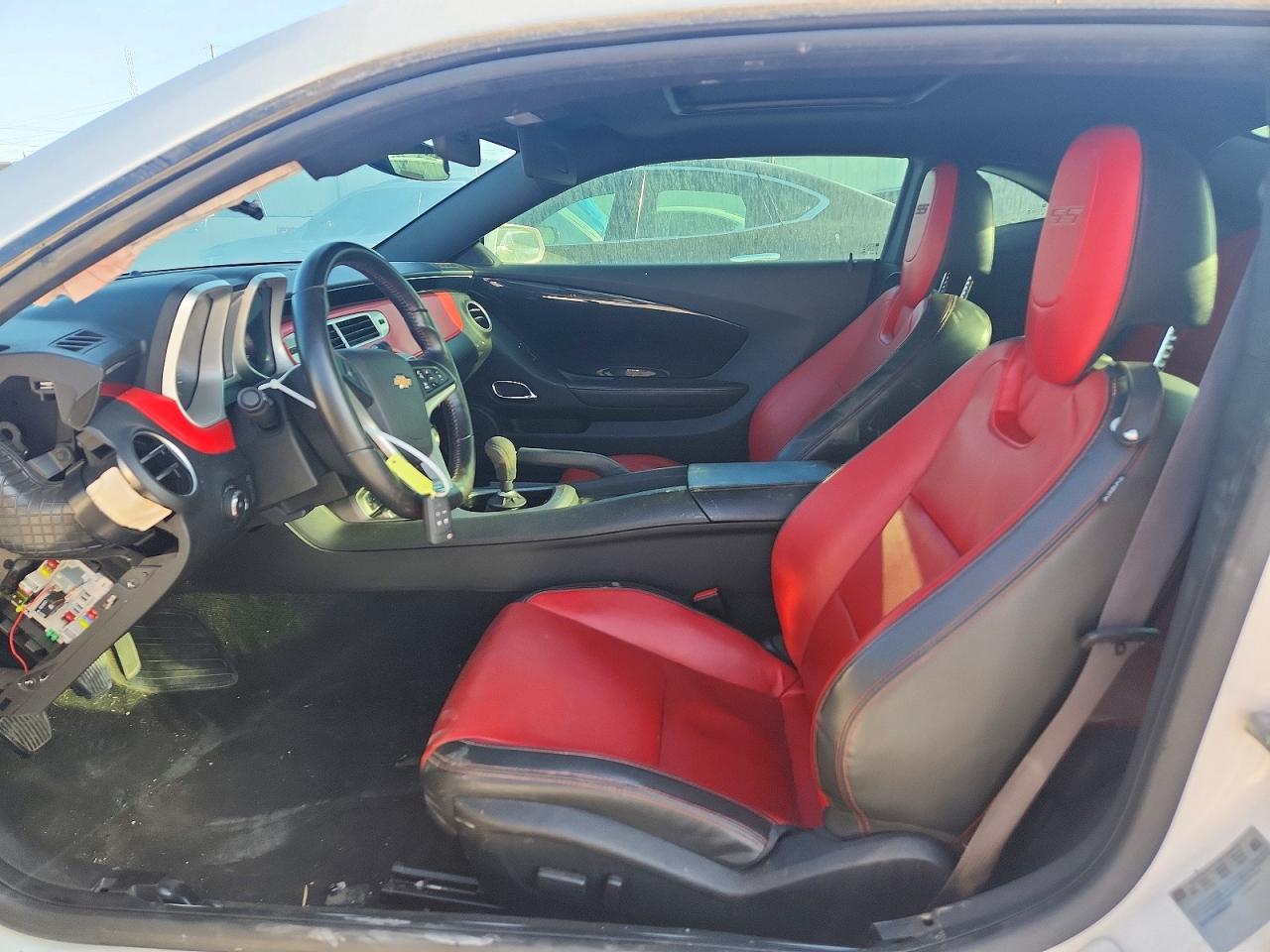2015 Chevrolet Camaro 2ss White vin: 2G1FJ1EW4F9237527