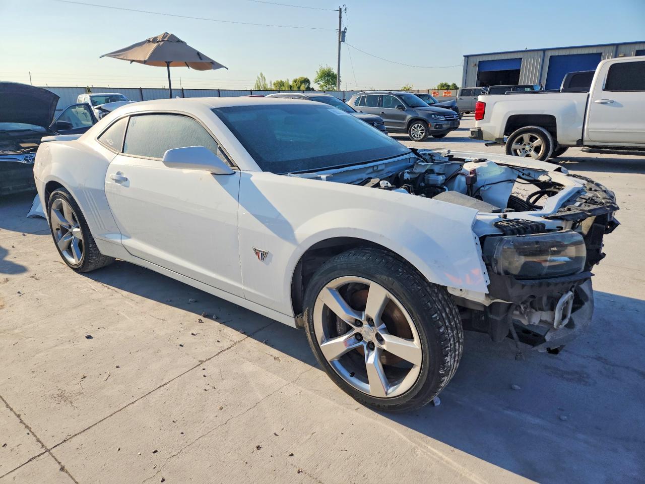 2015 Chevrolet Camaro 2ss White vin: 2G1FJ1EW4F9237527