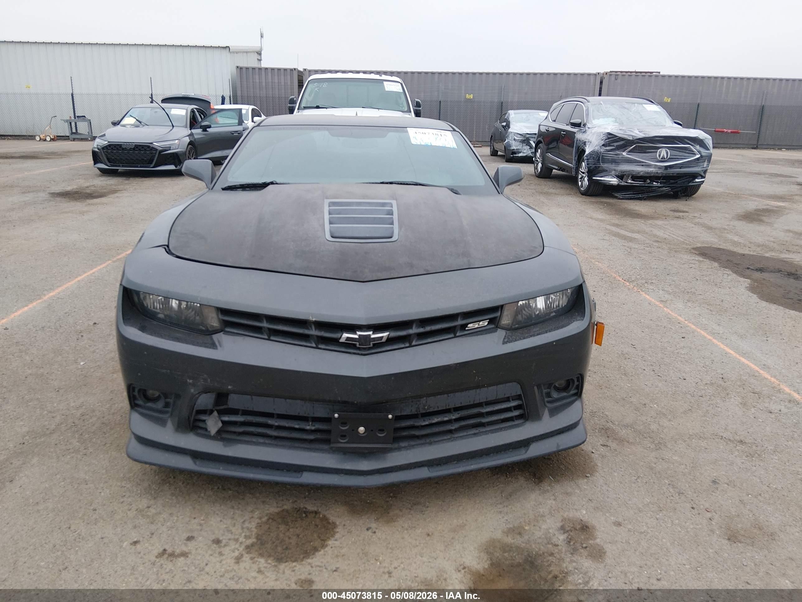 2015 Chevrolet Camaro 2ss Gray vin: 2G1FJ1EW4F9251198