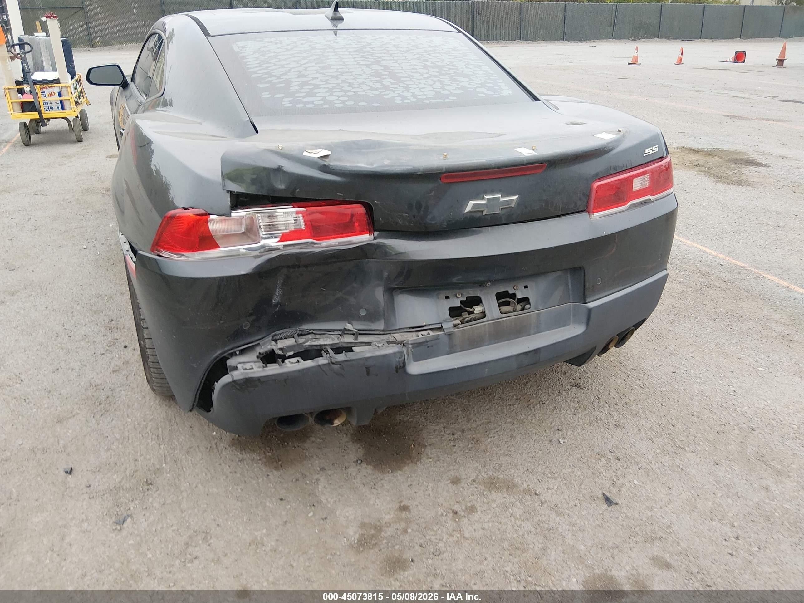 2015 Chevrolet Camaro 2ss Gray vin: 2G1FJ1EW4F9251198
