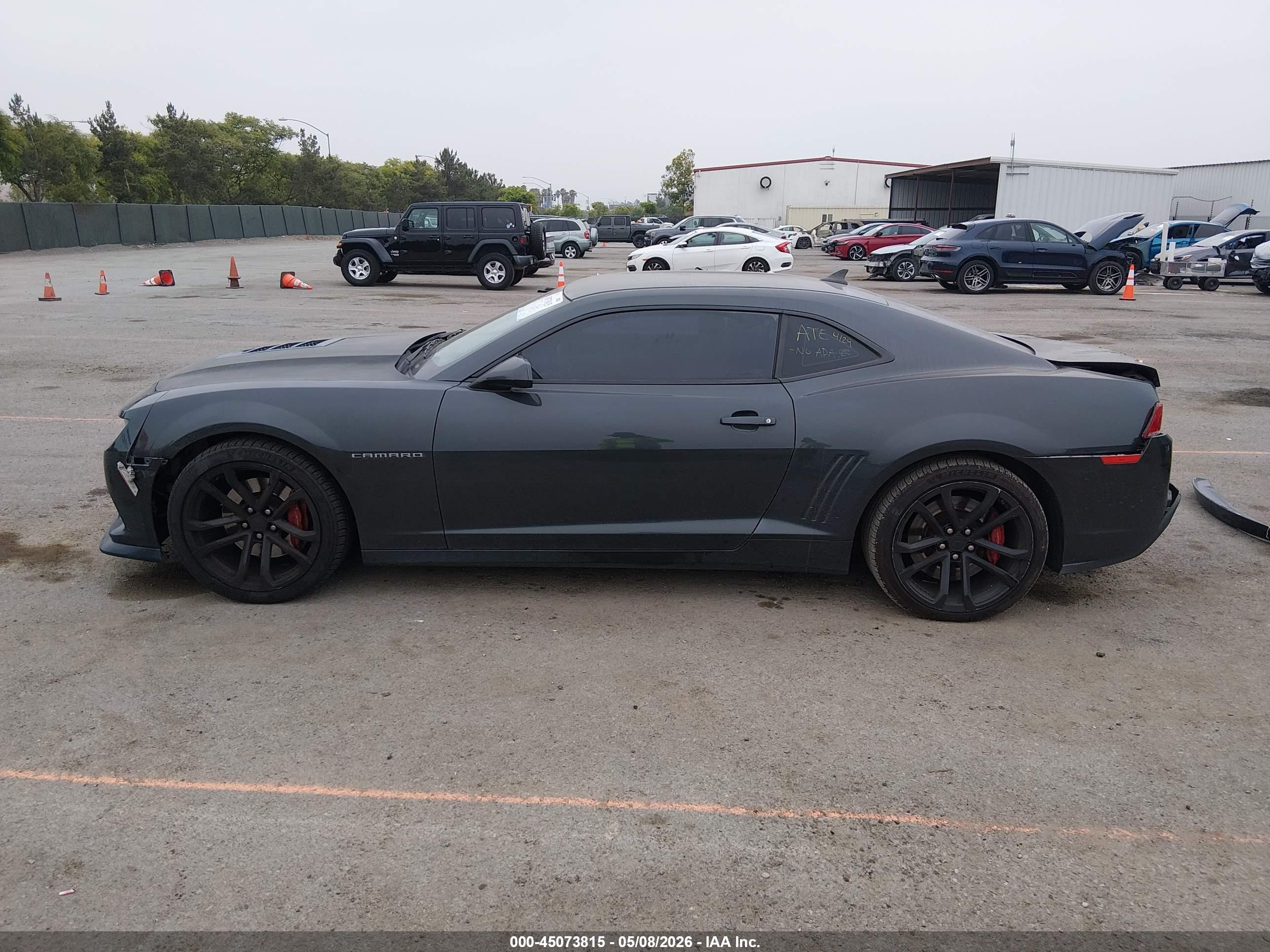 2015 Chevrolet Camaro 2ss Gray vin: 2G1FJ1EW4F9251198