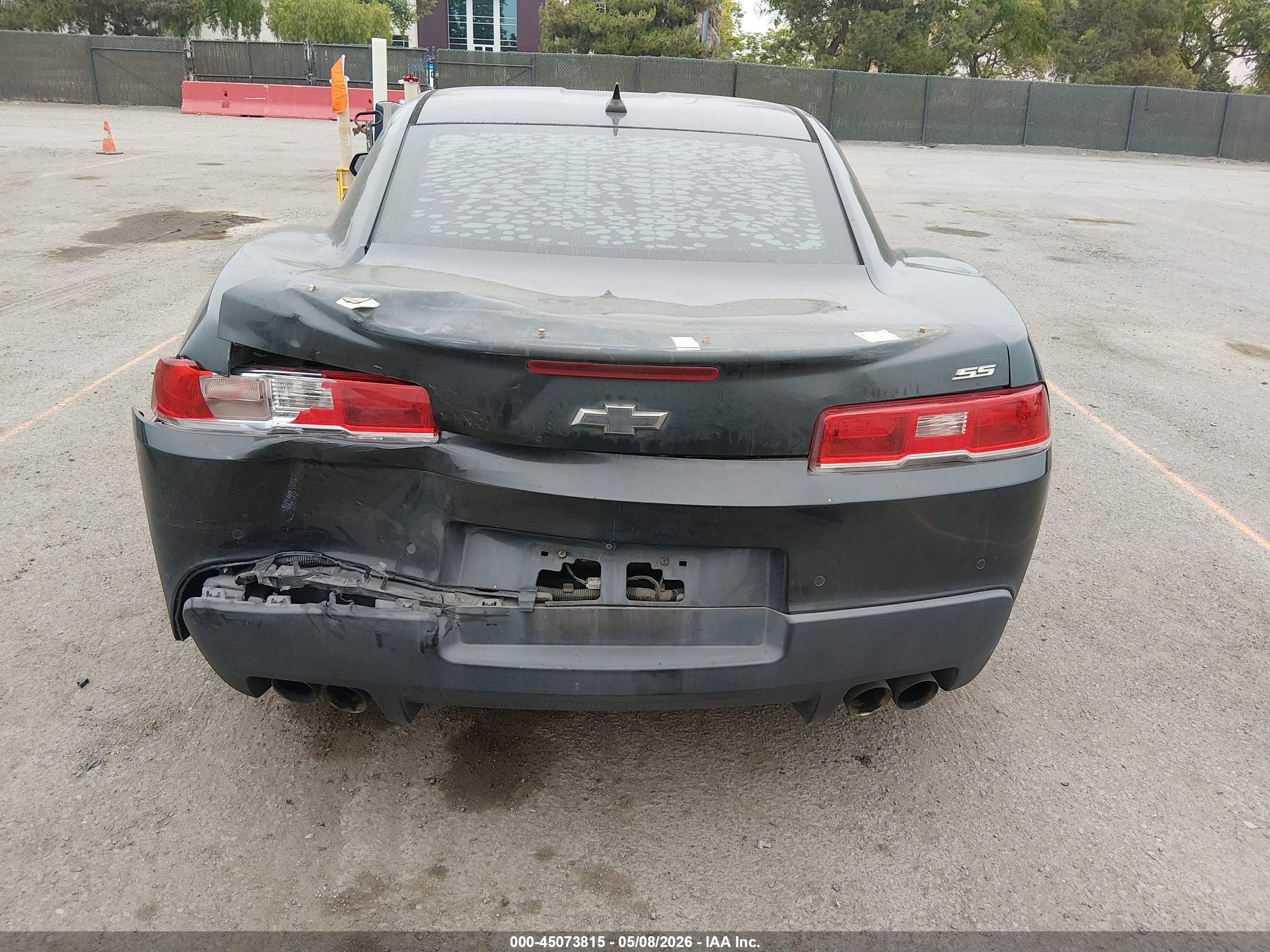 2015 Chevrolet Camaro 2ss Gray vin: 2G1FJ1EW4F9251198