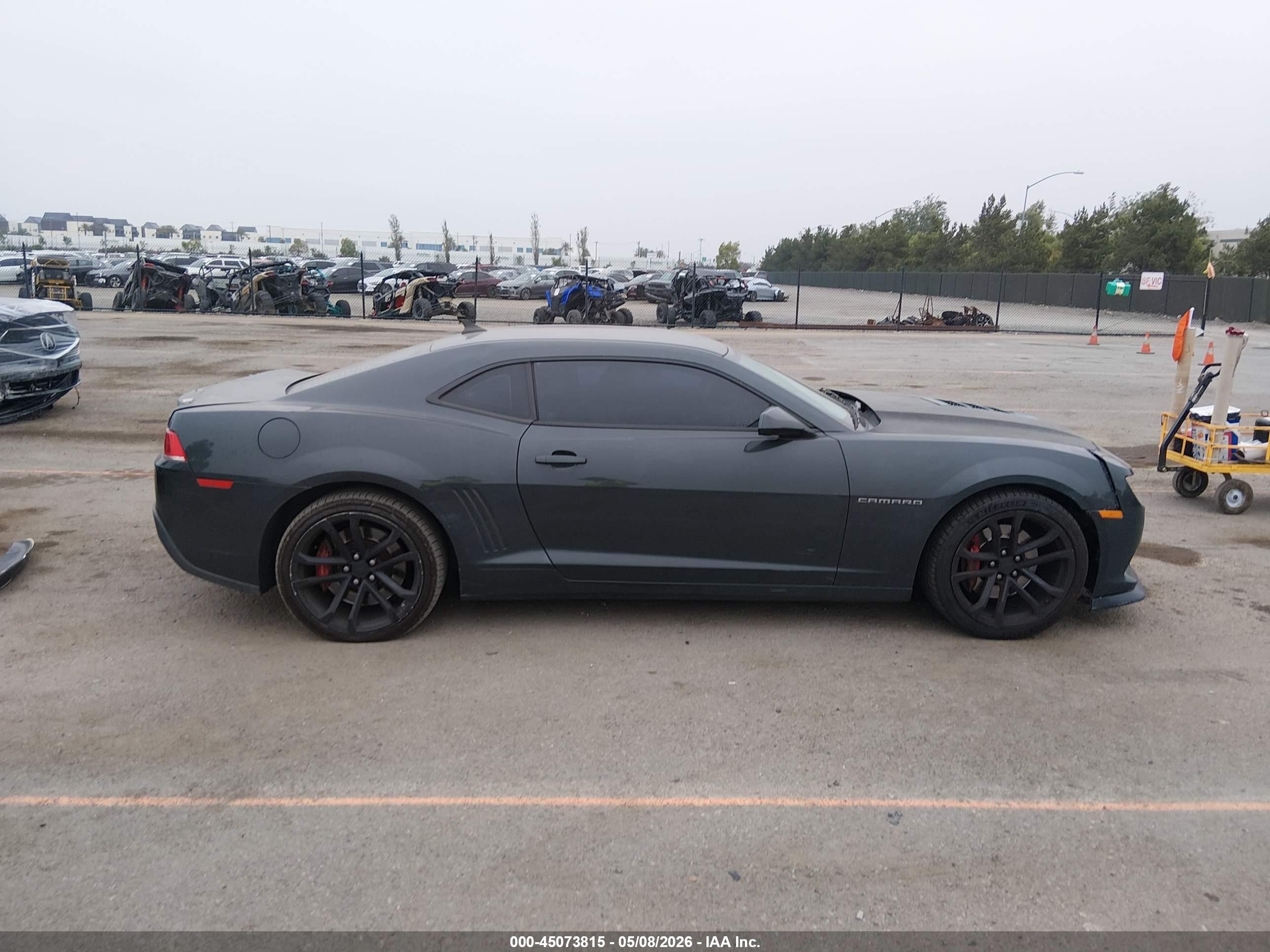 2015 Chevrolet Camaro 2ss Gray vin: 2G1FJ1EW4F9251198