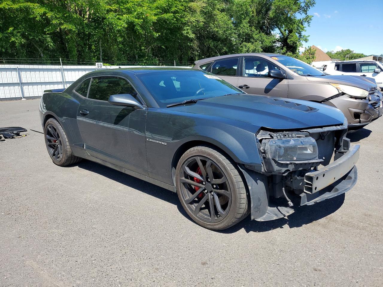 2015 Chevrolet Camaro 2ss Gray vin: 2G1FJ1EW4F9263206