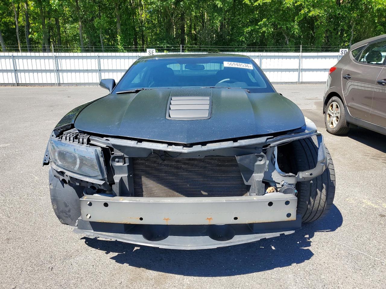 2015 Chevrolet Camaro 2ss Gray vin: 2G1FJ1EW4F9263206