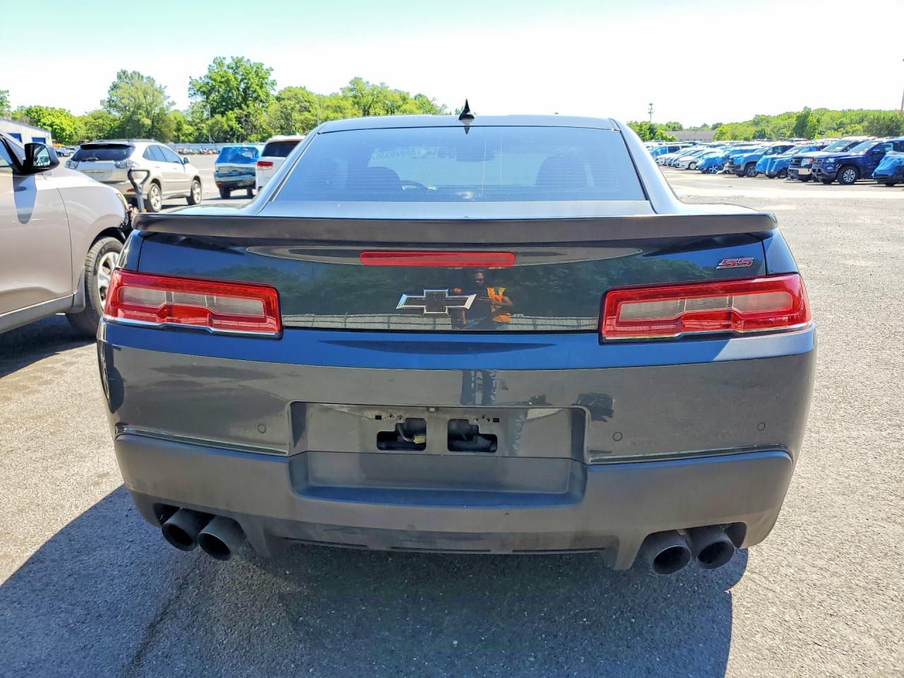 2015 Chevrolet Camaro 2ss Gray vin: 2G1FJ1EW4F9263206