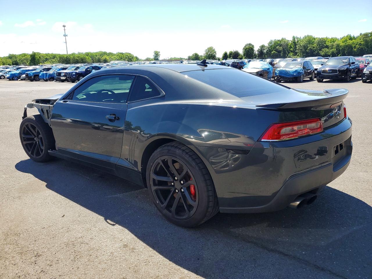 2015 Chevrolet Camaro 2ss Gray vin: 2G1FJ1EW4F9263206