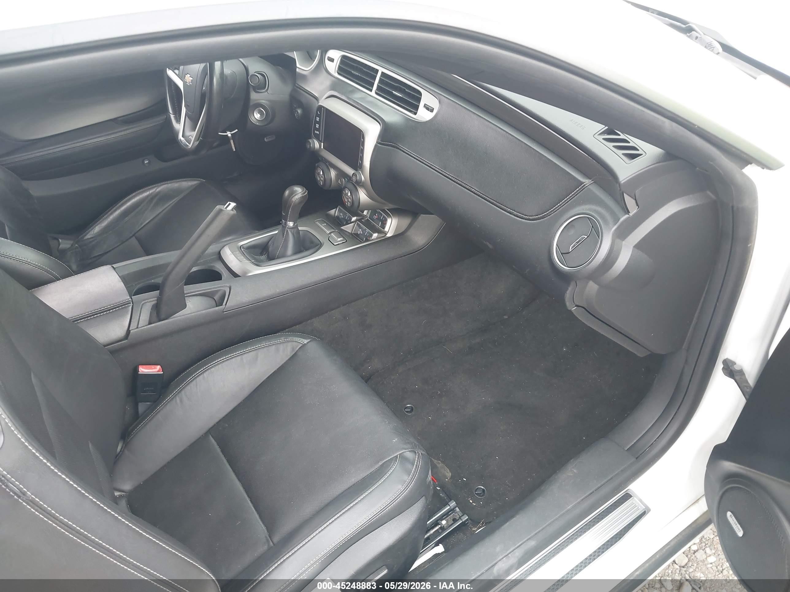 2015 Chevrolet Camaro 2ss White vin: 2G1FJ1EW7F9264639