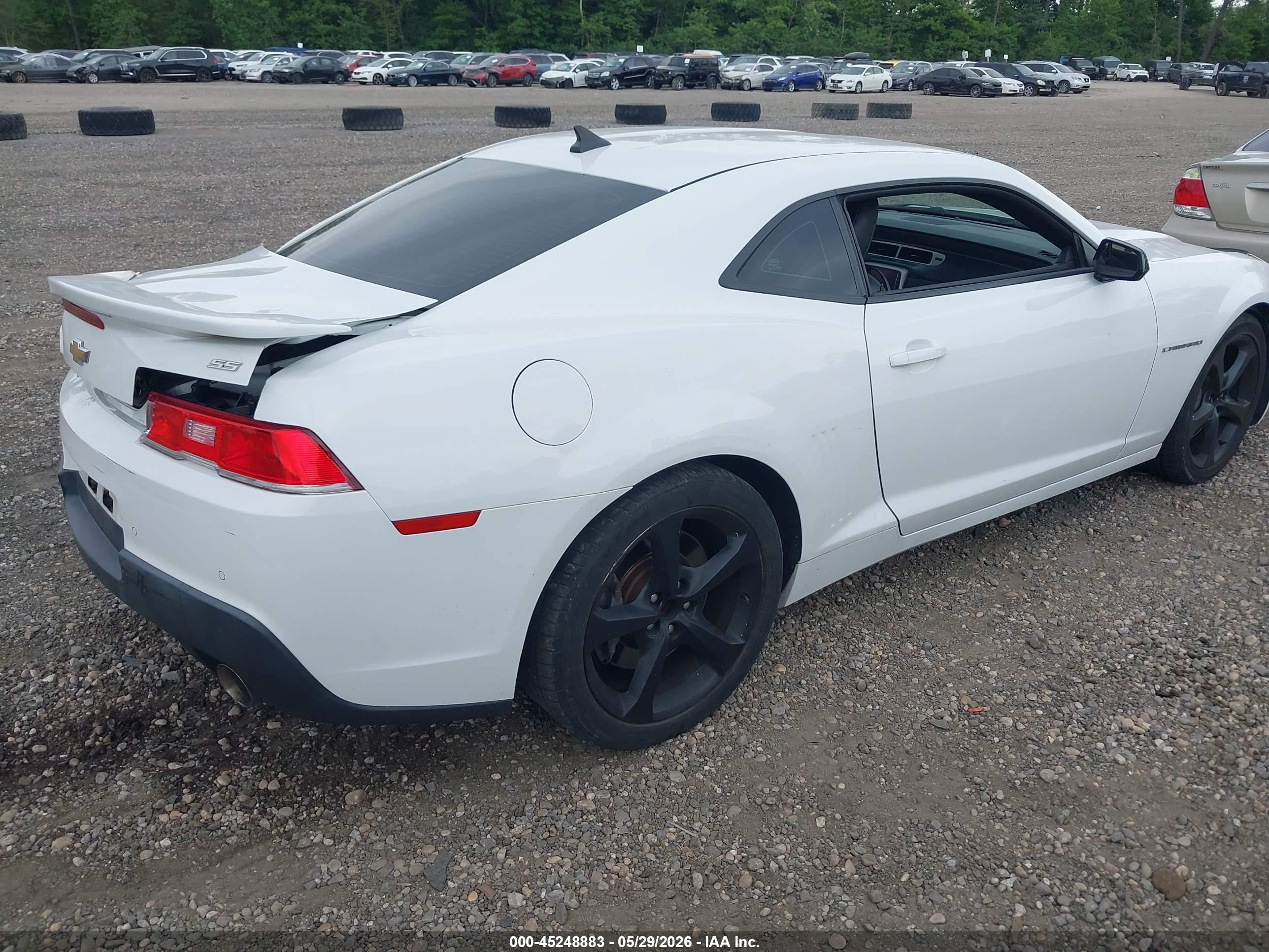 2015 Chevrolet Camaro 2ss White vin: 2G1FJ1EW7F9264639