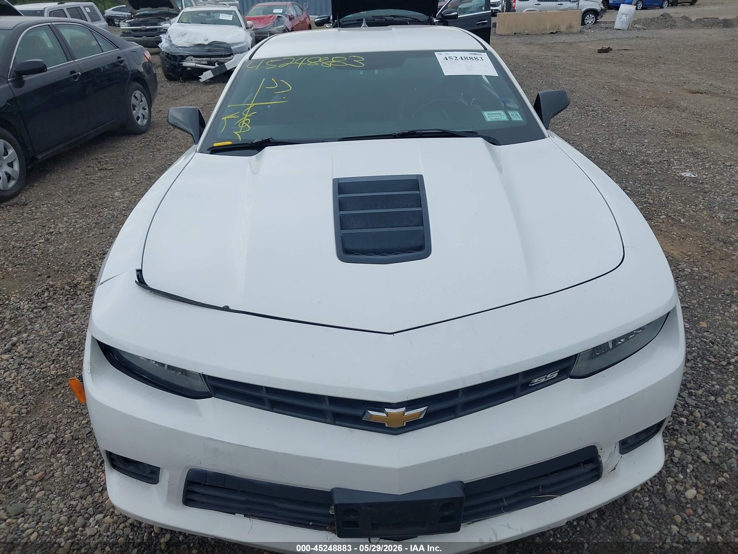 2015 Chevrolet Camaro 2ss White vin: 2G1FJ1EW7F9264639