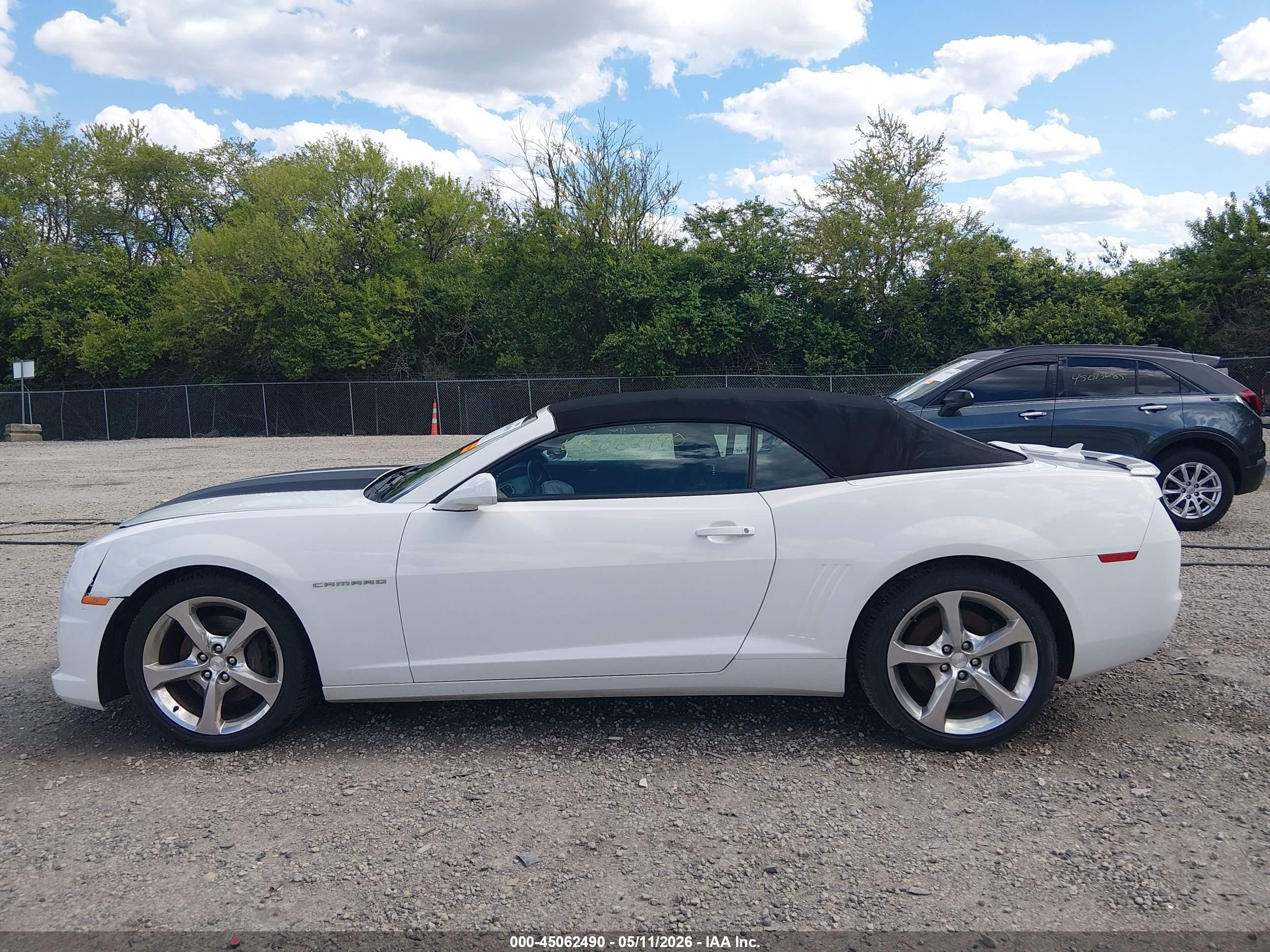 2013 Chevrolet Camaro 1ss White vin: 2G1FJ3DJ4D9246789