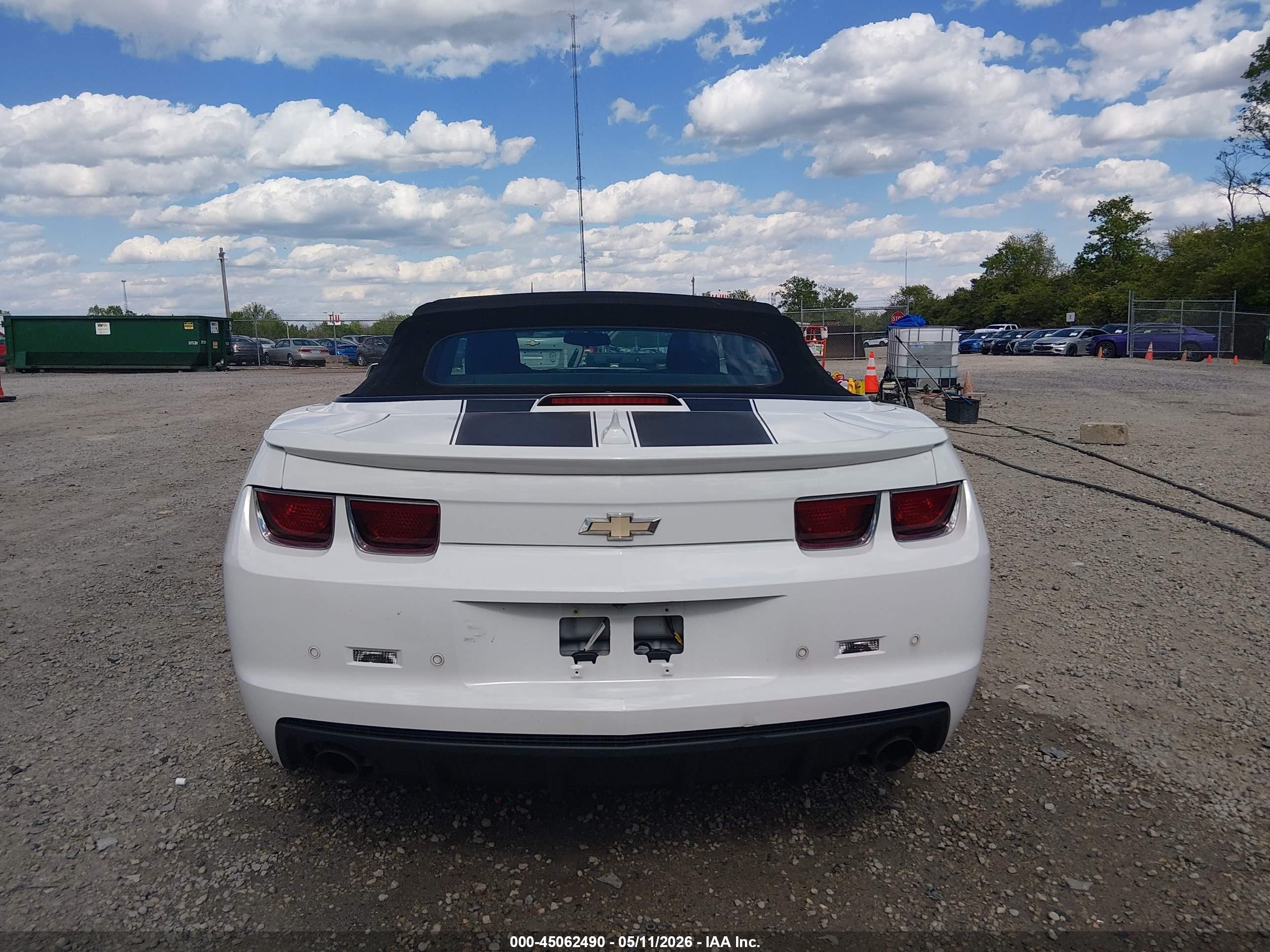 2013 Chevrolet Camaro 1ss White vin: 2G1FJ3DJ4D9246789