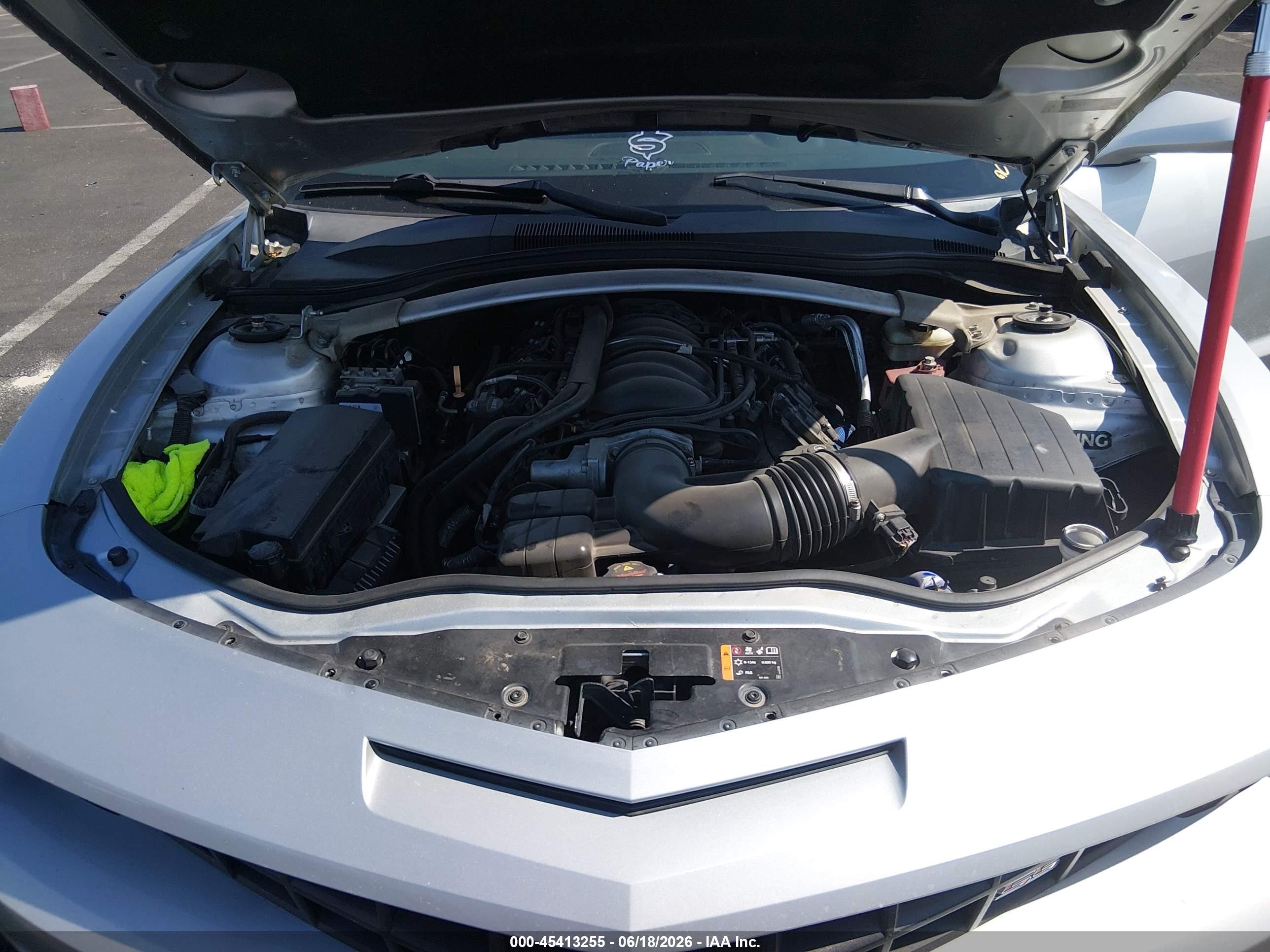 2011 Chevrolet Camaro 1ss Silver vin: 2G1FJ3DJ6B9202368