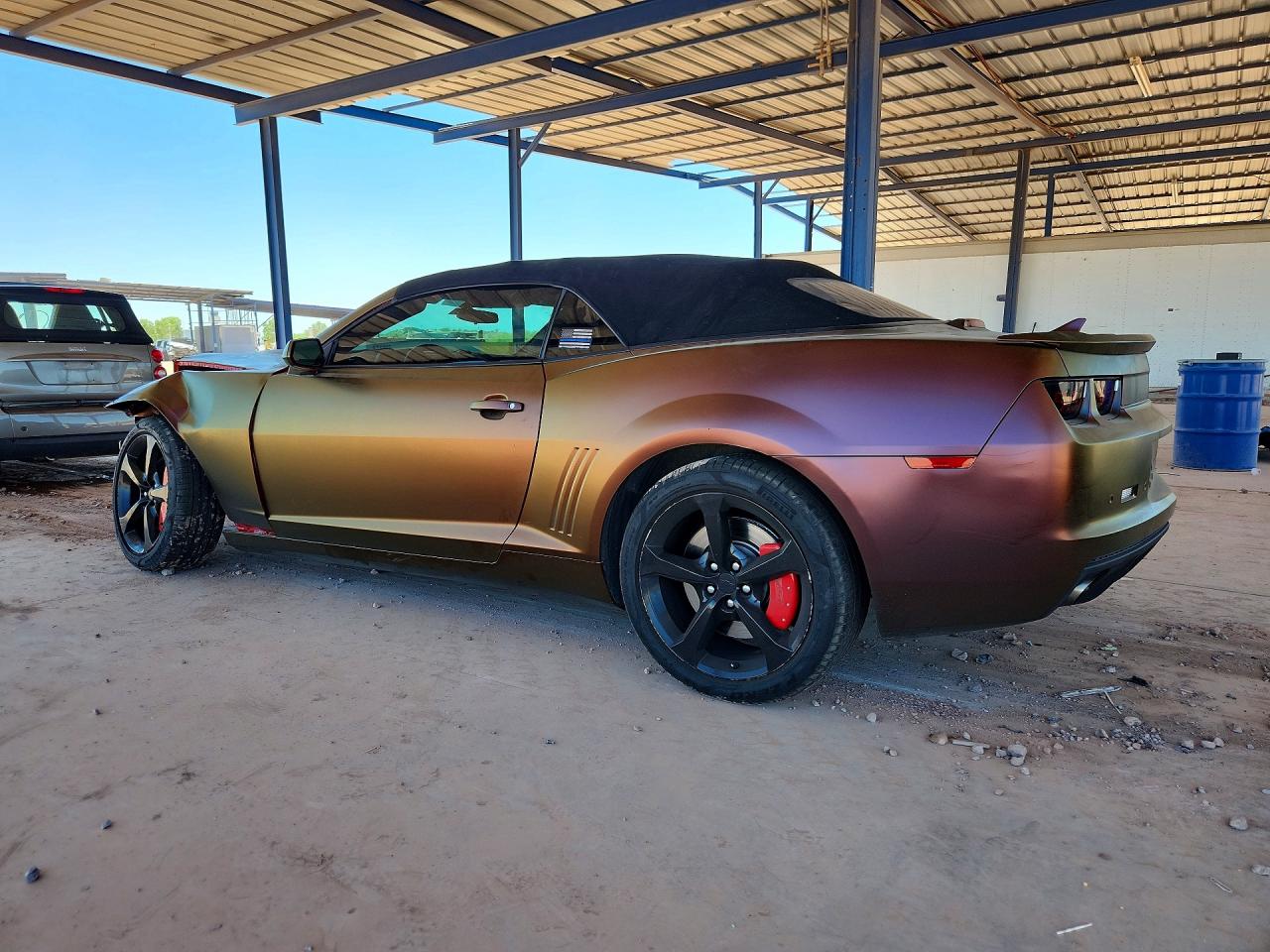 2013 Chevrolet Camaro Ss Red vin: 2G1FJ3DJ6D9121549