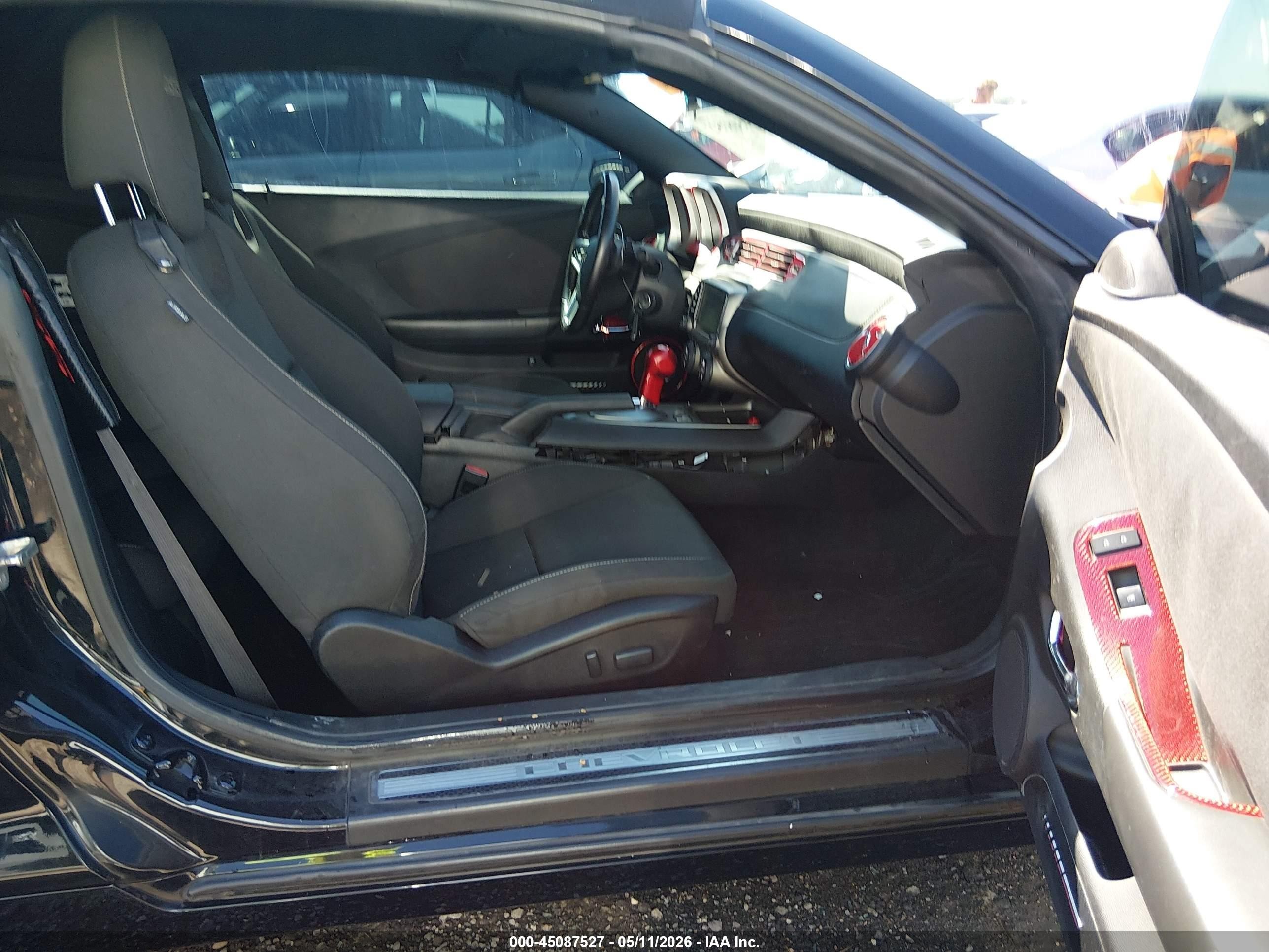 2014 Chevrolet Camaro 1ss Black vin: 2G1FJ3DJ6E9304757