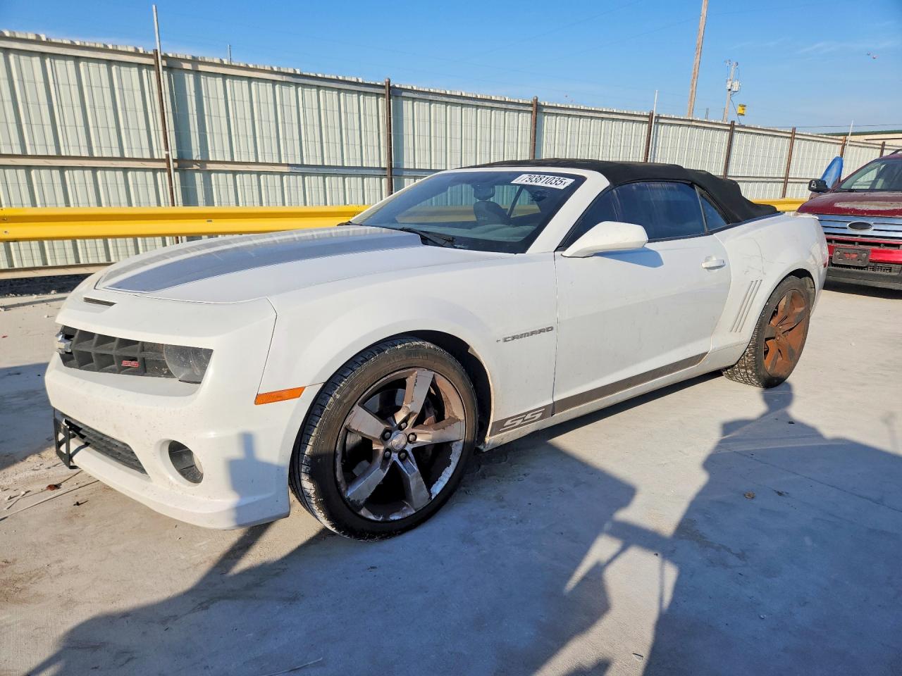 2011 Chevrolet Camaro Ss White vin: 2G1FJ3DJ7B9201276