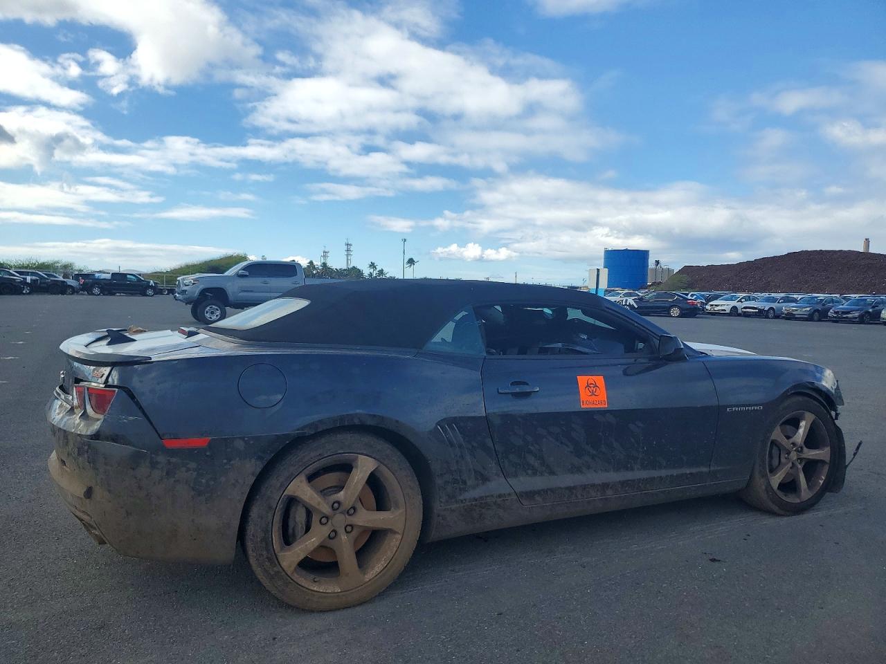 2013 Chevrolet Camaro Ss Blue vin: 2G1FJ3DJ7D9229128