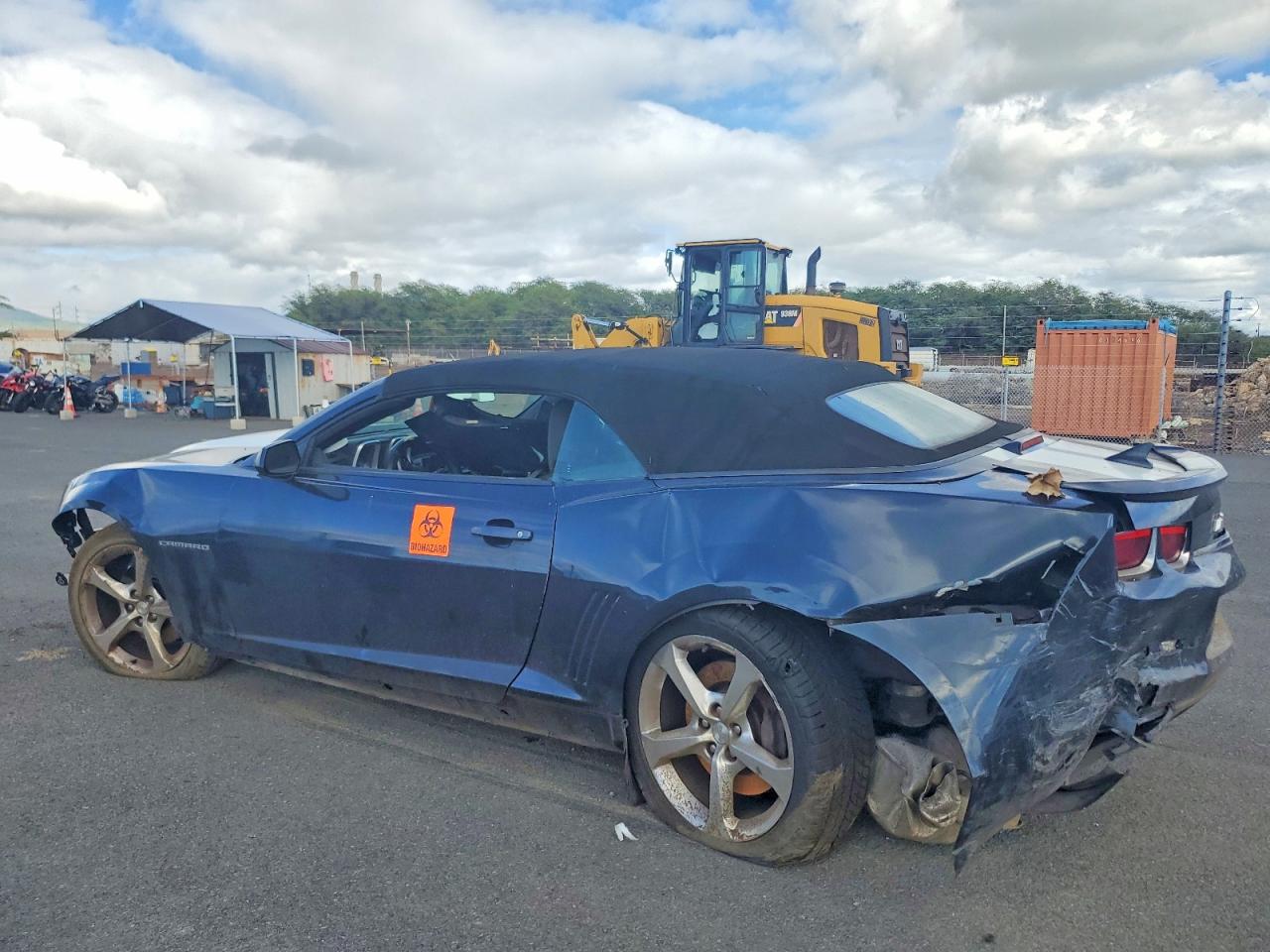 2013 Chevrolet Camaro Ss Blue vin: 2G1FJ3DJ7D9229128