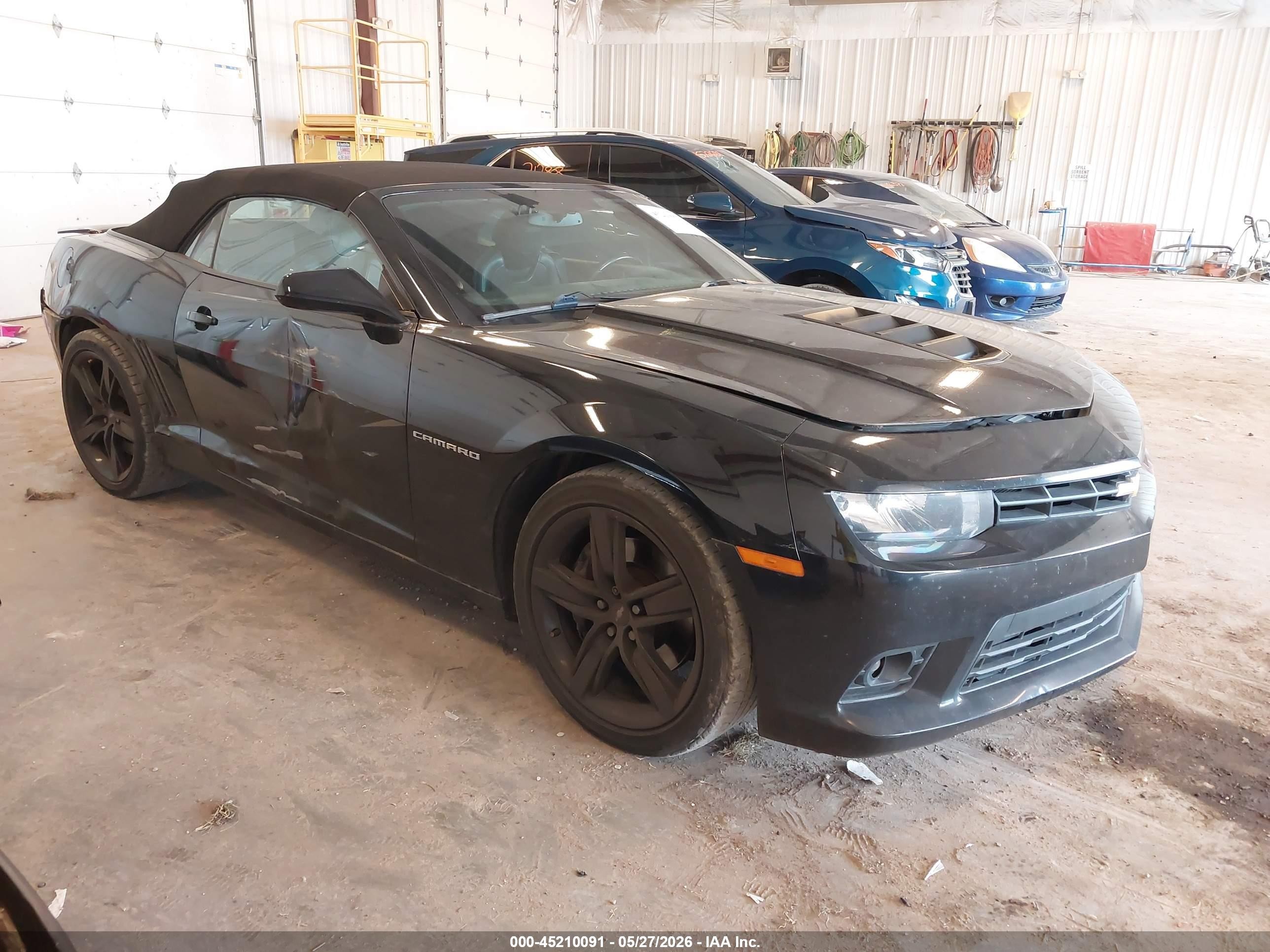 2015 Chevrolet Camaro 2ss Black vin: 2G1FJ3DWXF9290469
