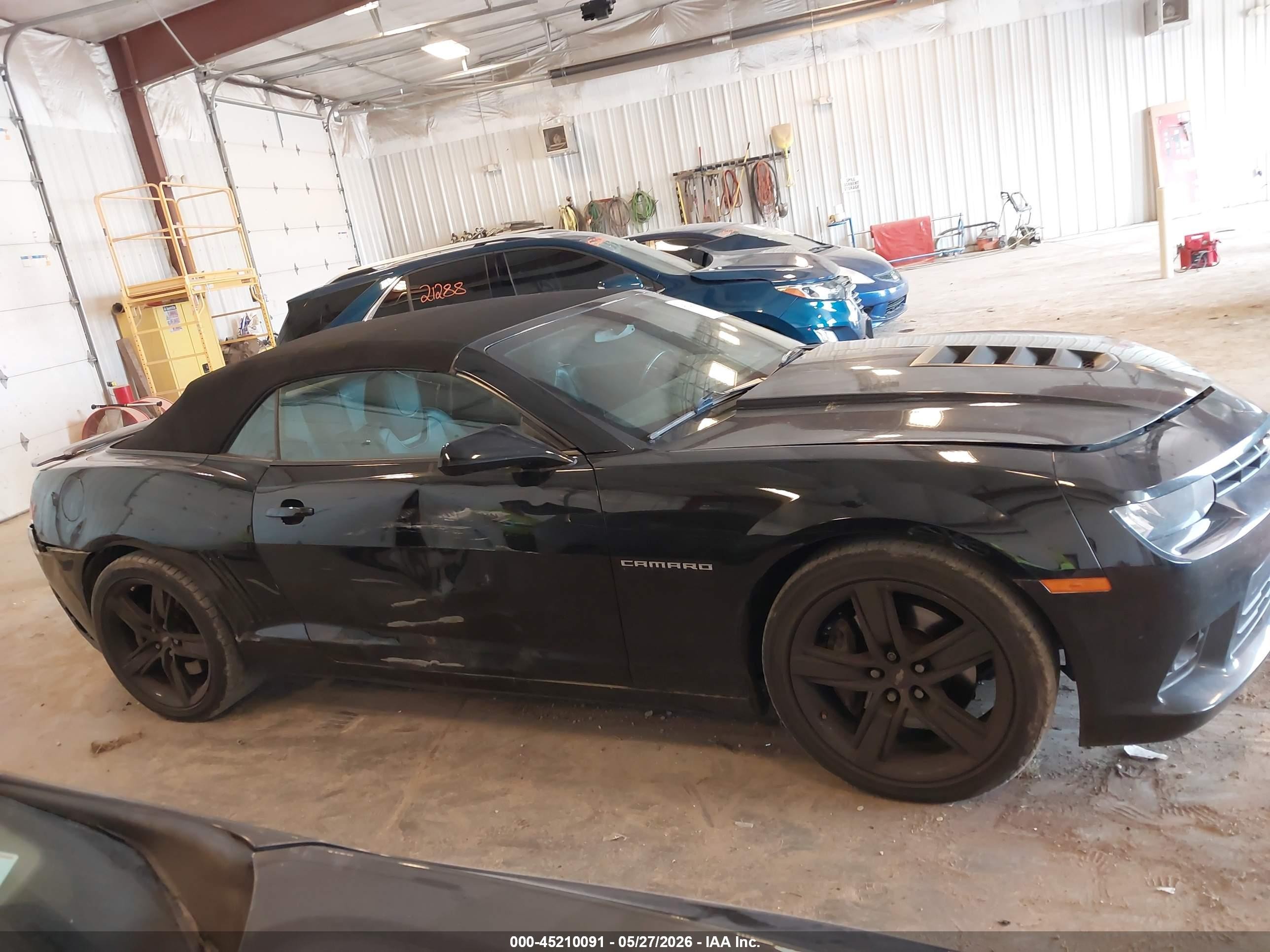 2015 Chevrolet Camaro 2ss Black vin: 2G1FJ3DWXF9290469