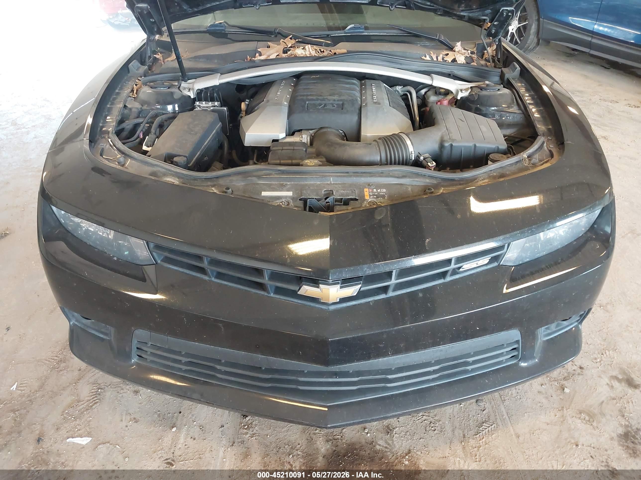 2015 Chevrolet Camaro 2ss Black vin: 2G1FJ3DWXF9290469