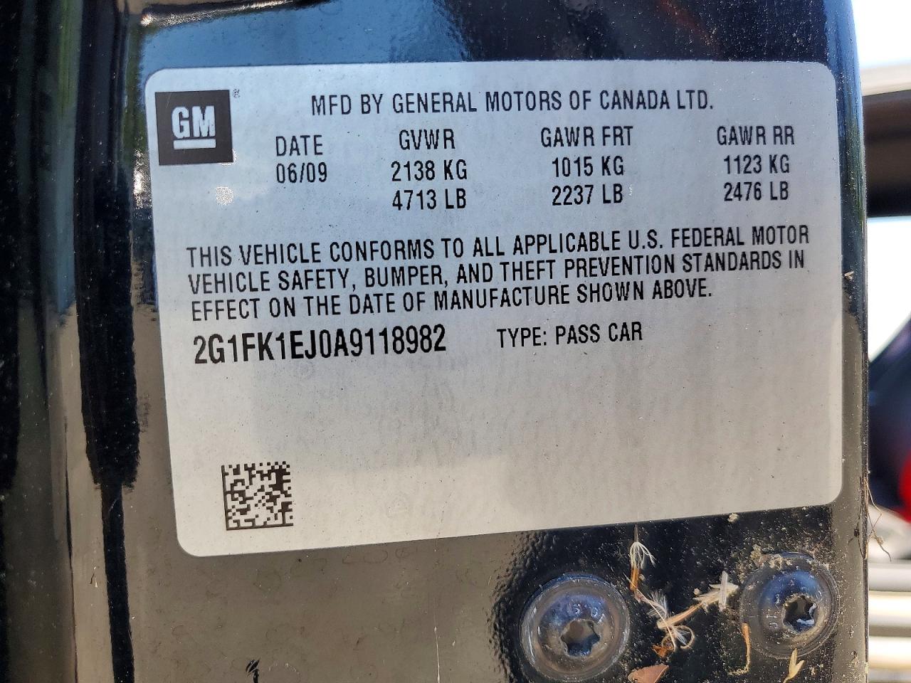 2010 Chevrolet Camaro Ss Black vin: 2G1FK1EJ0A9118982