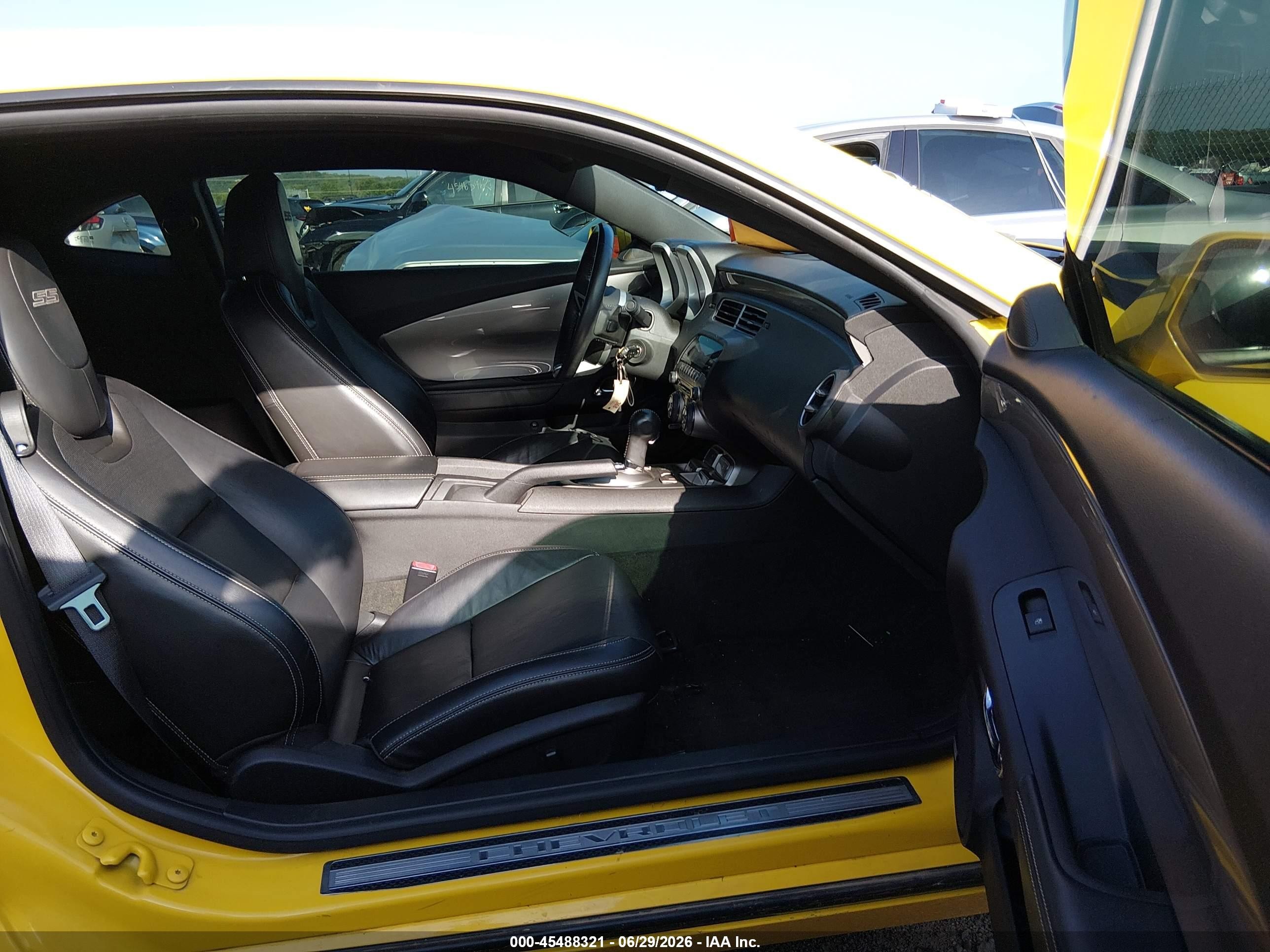 2010 Chevrolet Camaro 2ss Желтый vin: 2G1FK1EJ0A9207306