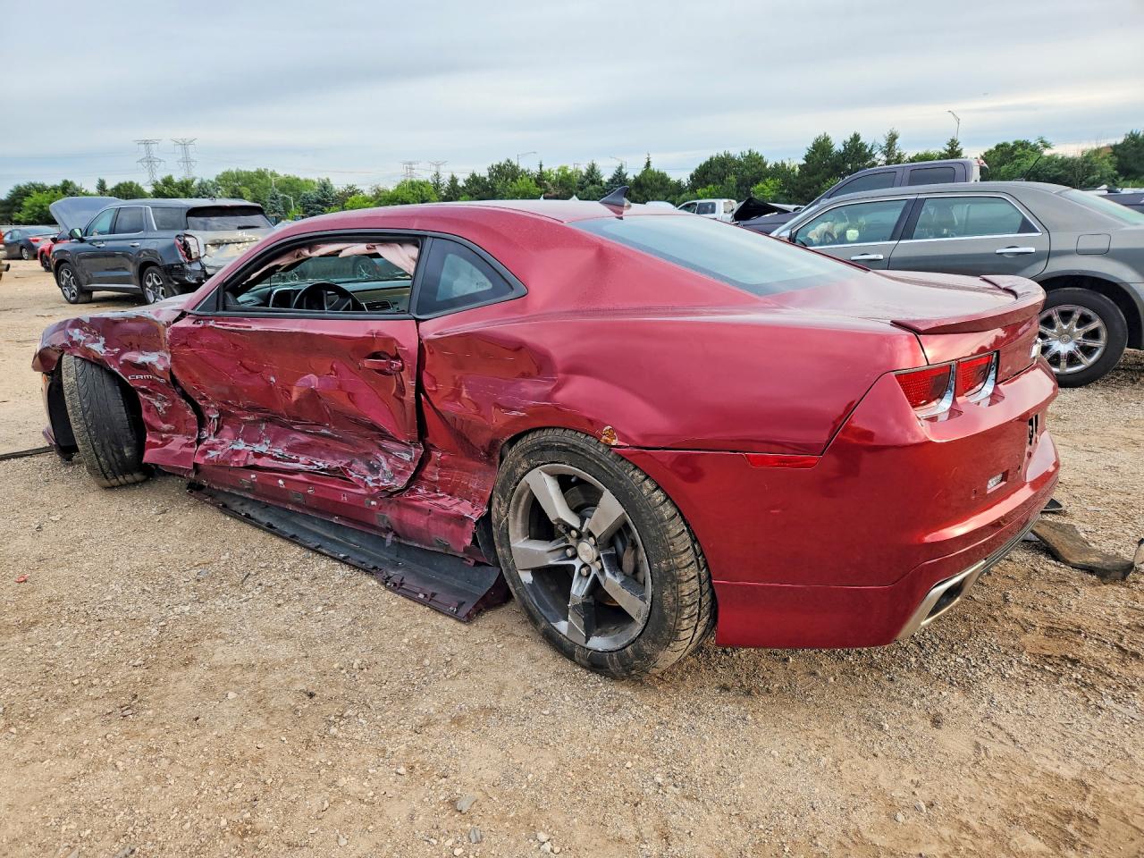 2011 Chevrolet Camaro 2ss Burgundy vin: 2G1FK1EJ0B9147044