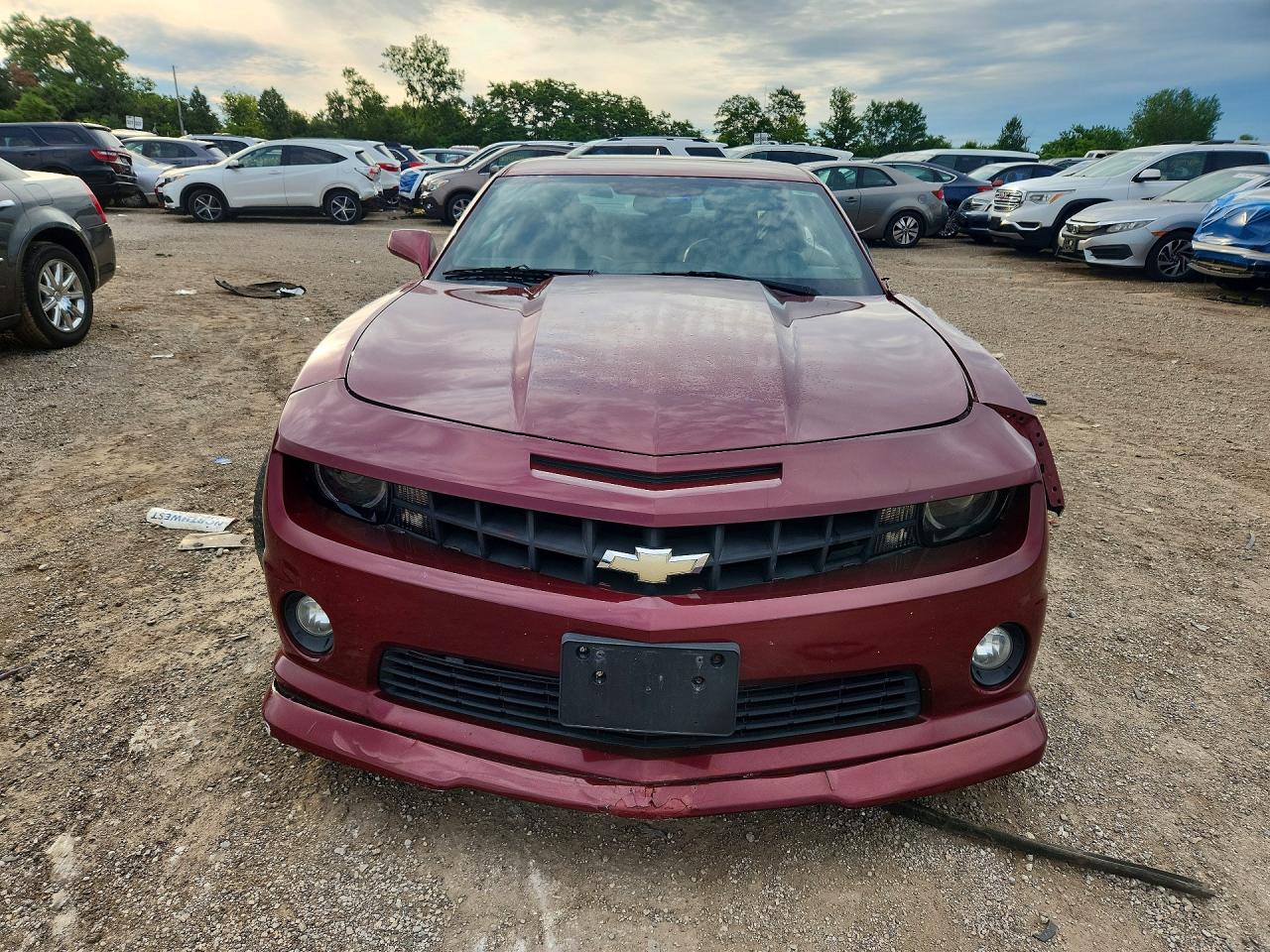 2011 Chevrolet Camaro 2ss Burgundy vin: 2G1FK1EJ0B9147044