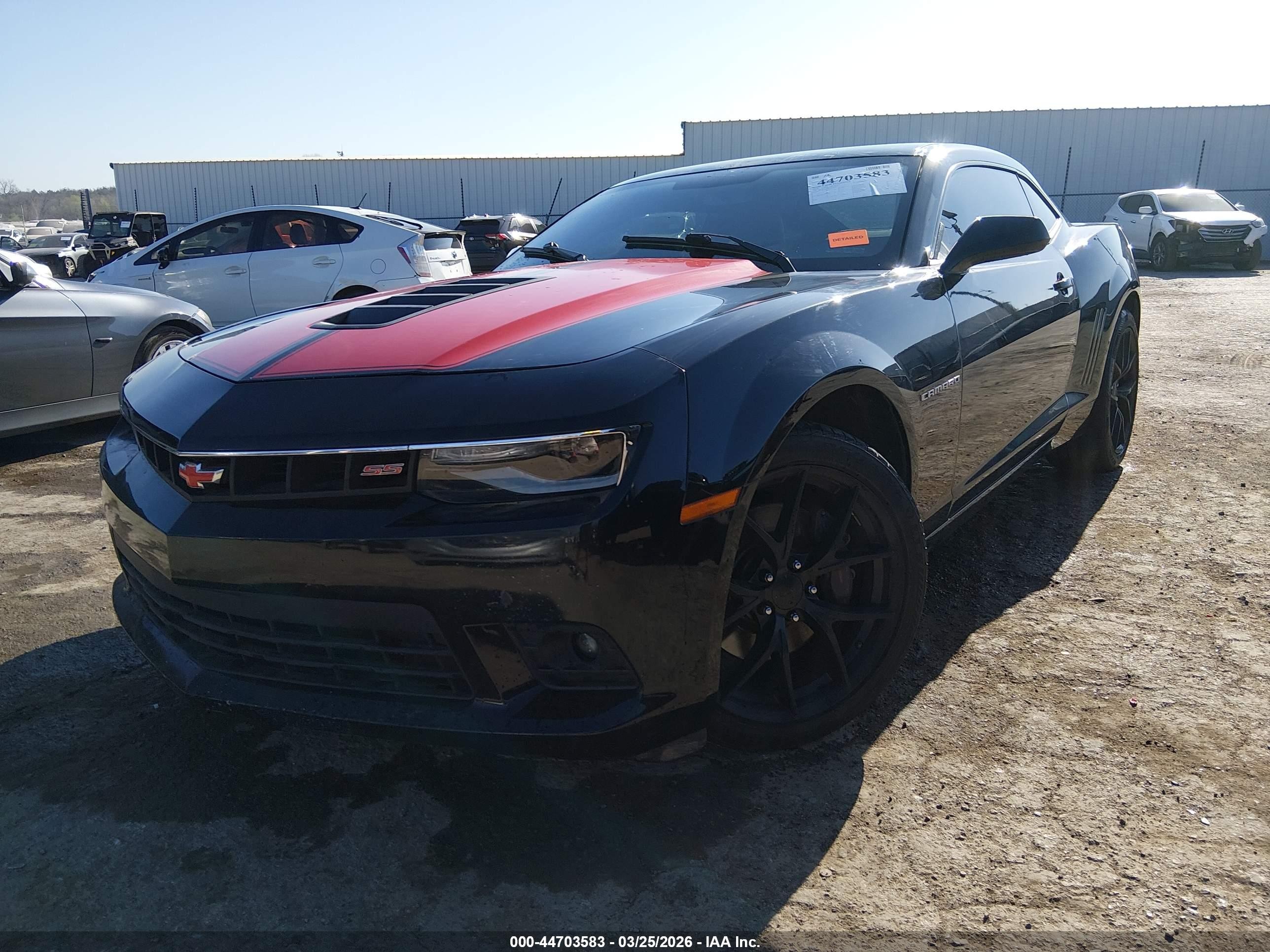 2014 Chevrolet Camaro 2ss Black vin: 2G1FK1EJ0E9304818