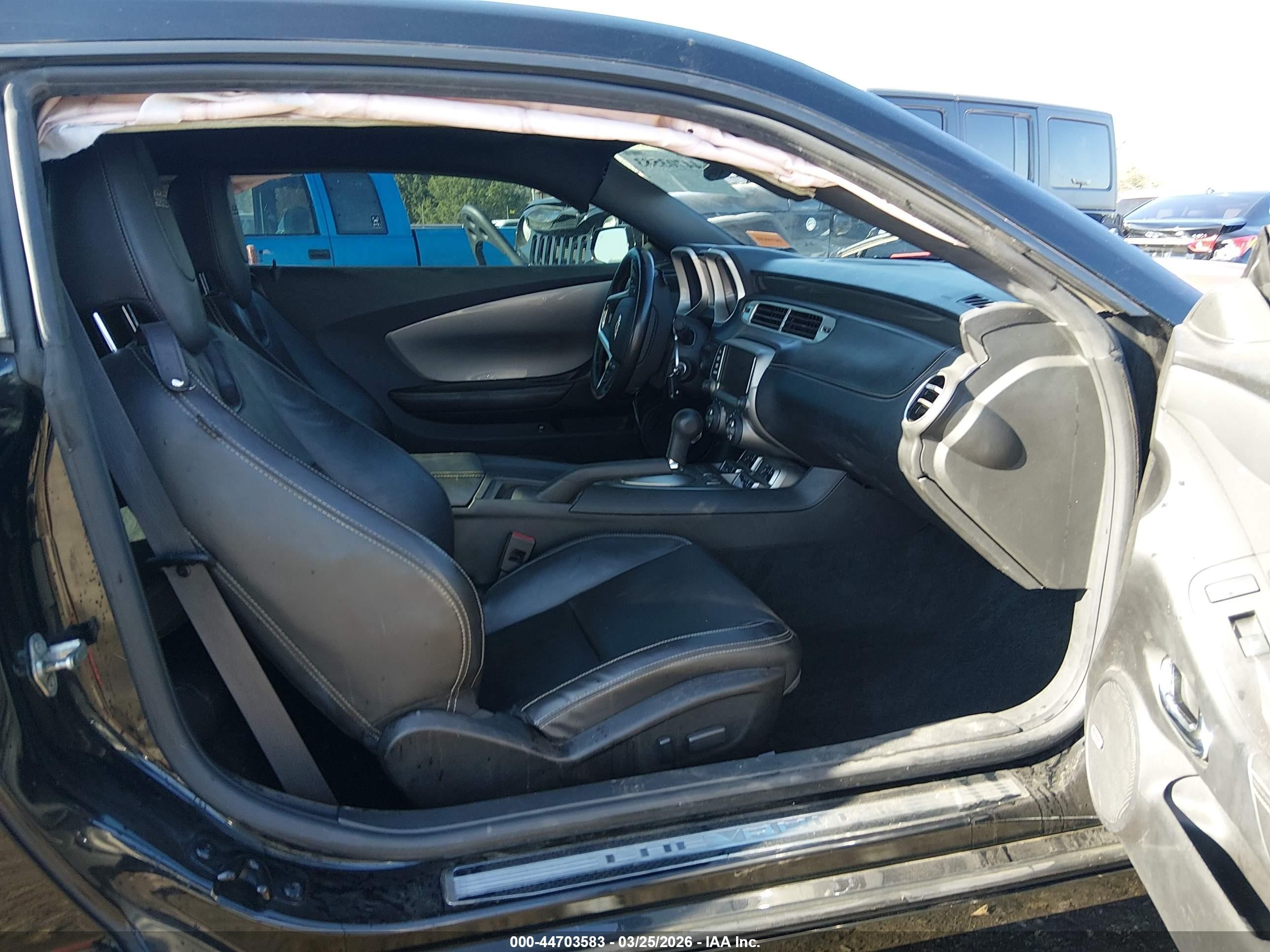 2014 Chevrolet Camaro 2ss Black vin: 2G1FK1EJ0E9304818