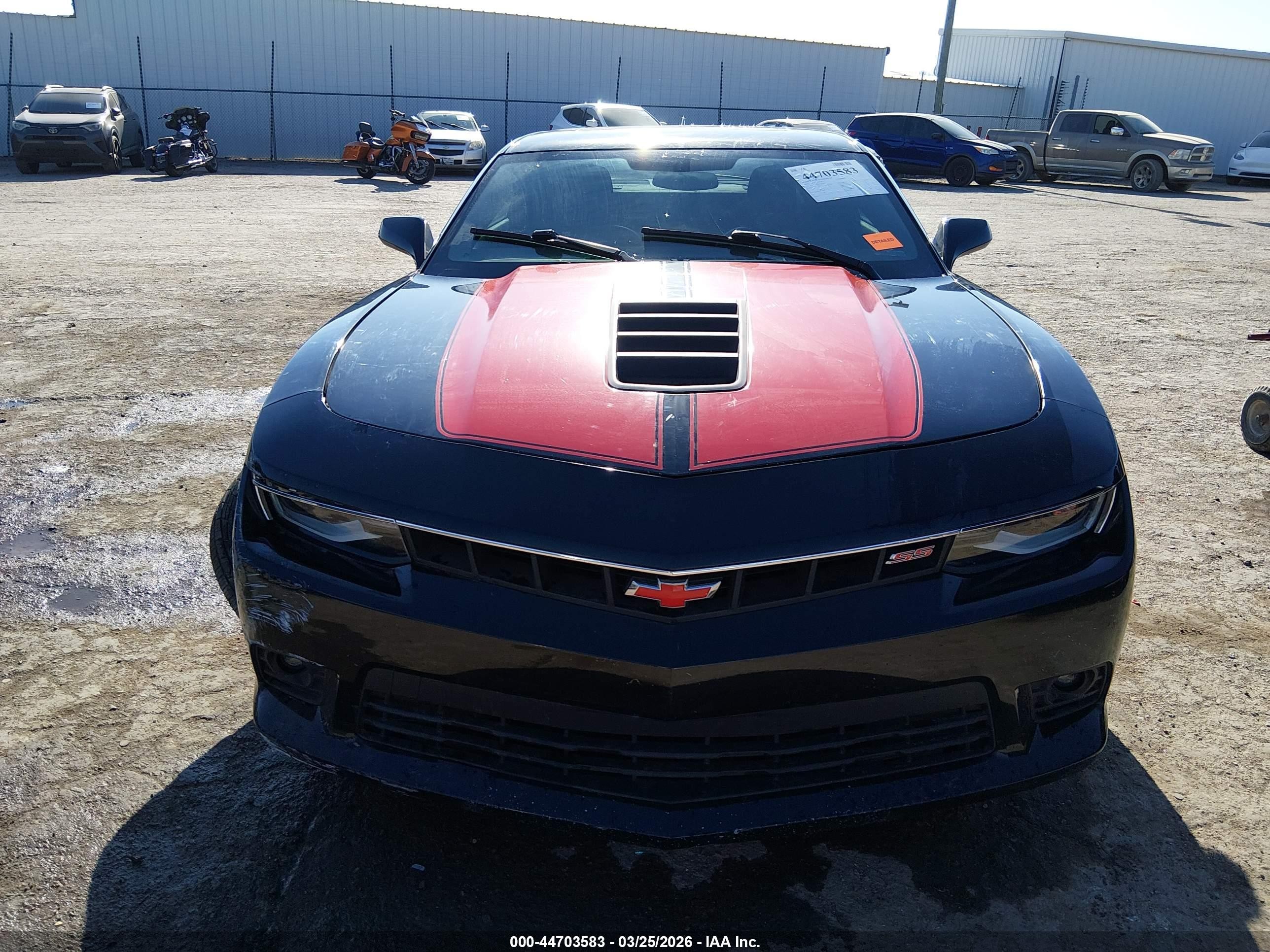 2014 Chevrolet Camaro 2ss Black vin: 2G1FK1EJ0E9304818