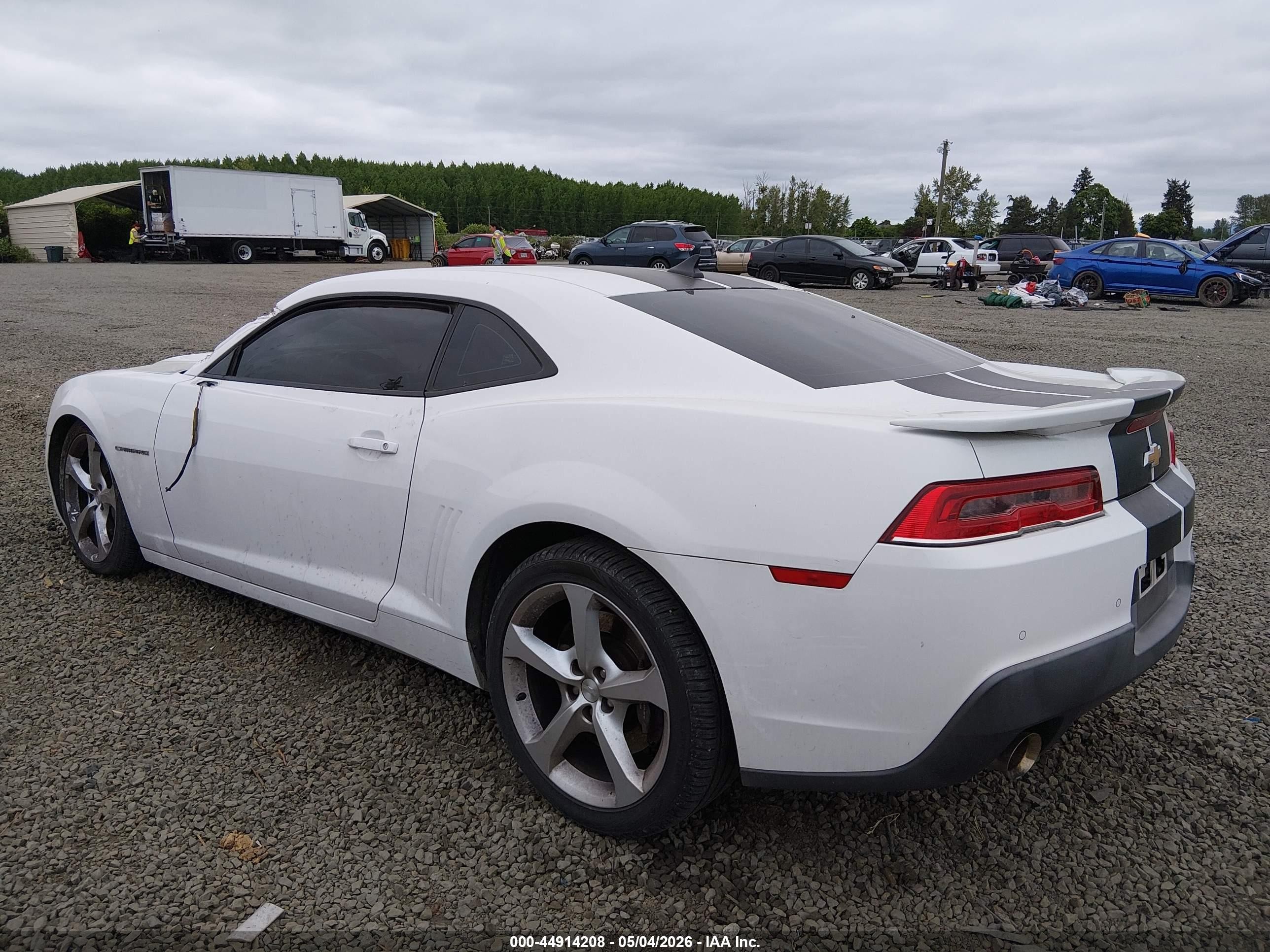 2015 Chevrolet Camaro 2ss White vin: 2G1FK1EJ0F9118262