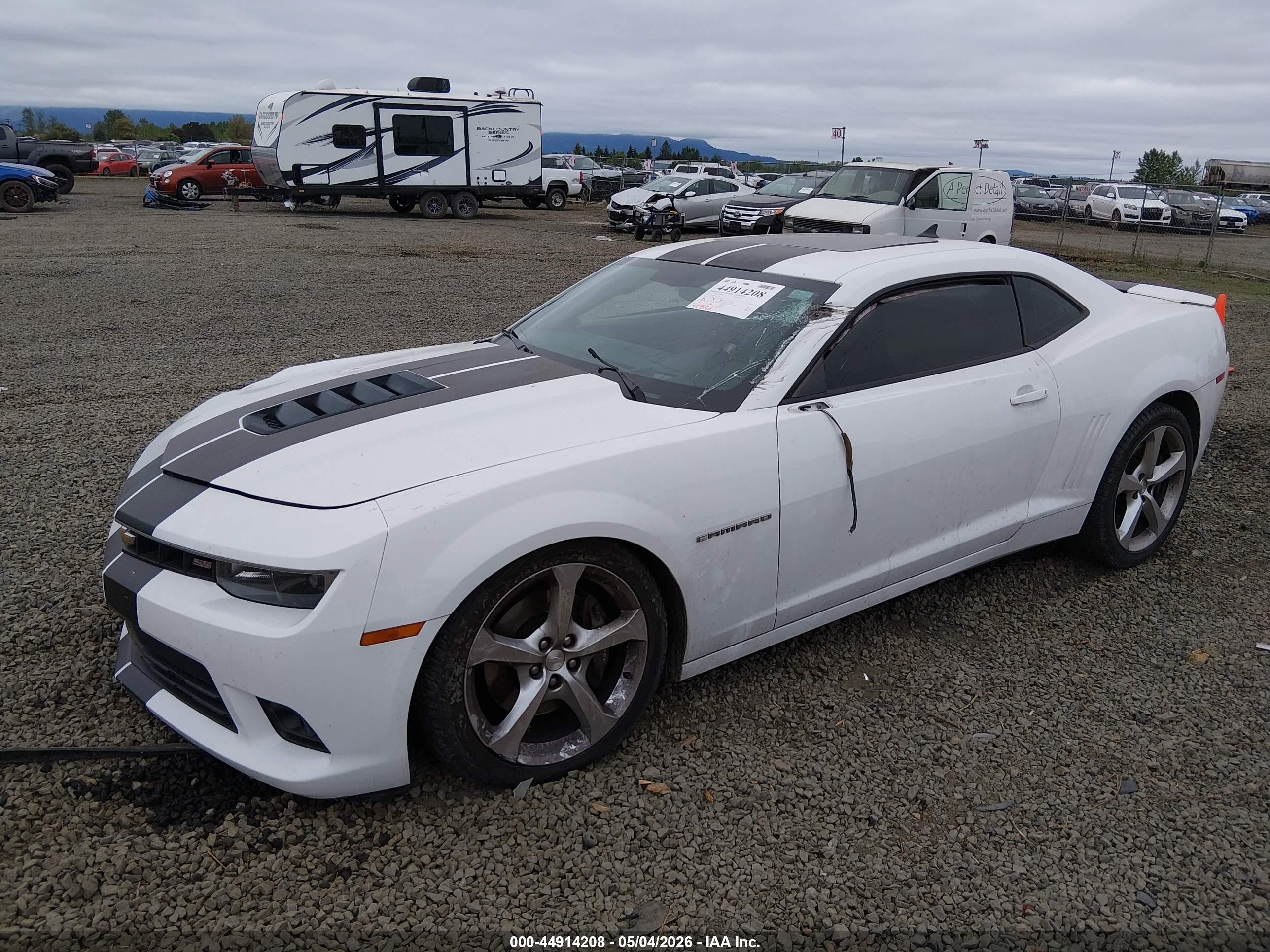 2015 Chevrolet Camaro 2ss White vin: 2G1FK1EJ0F9118262