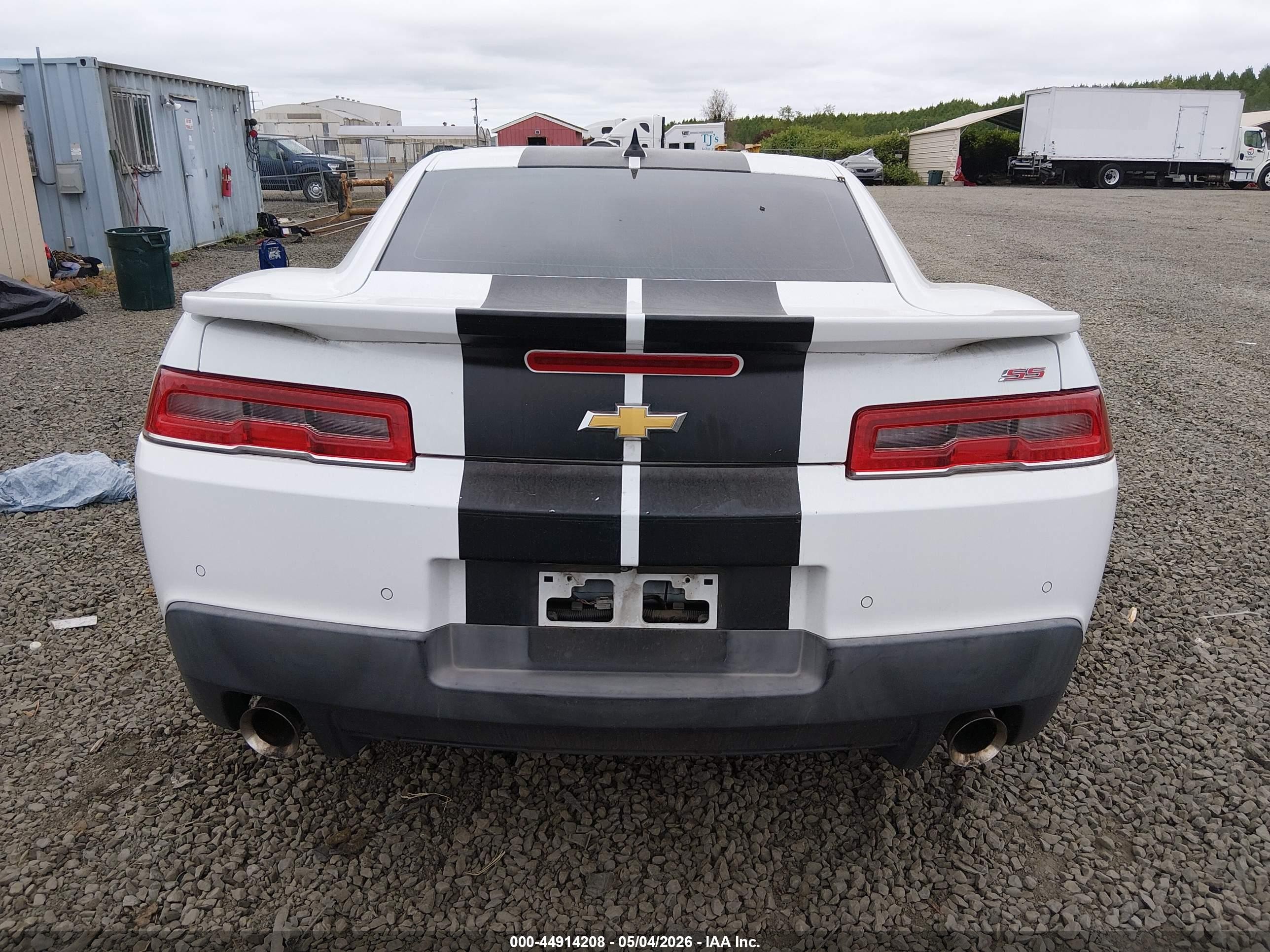 2015 Chevrolet Camaro 2ss White vin: 2G1FK1EJ0F9118262