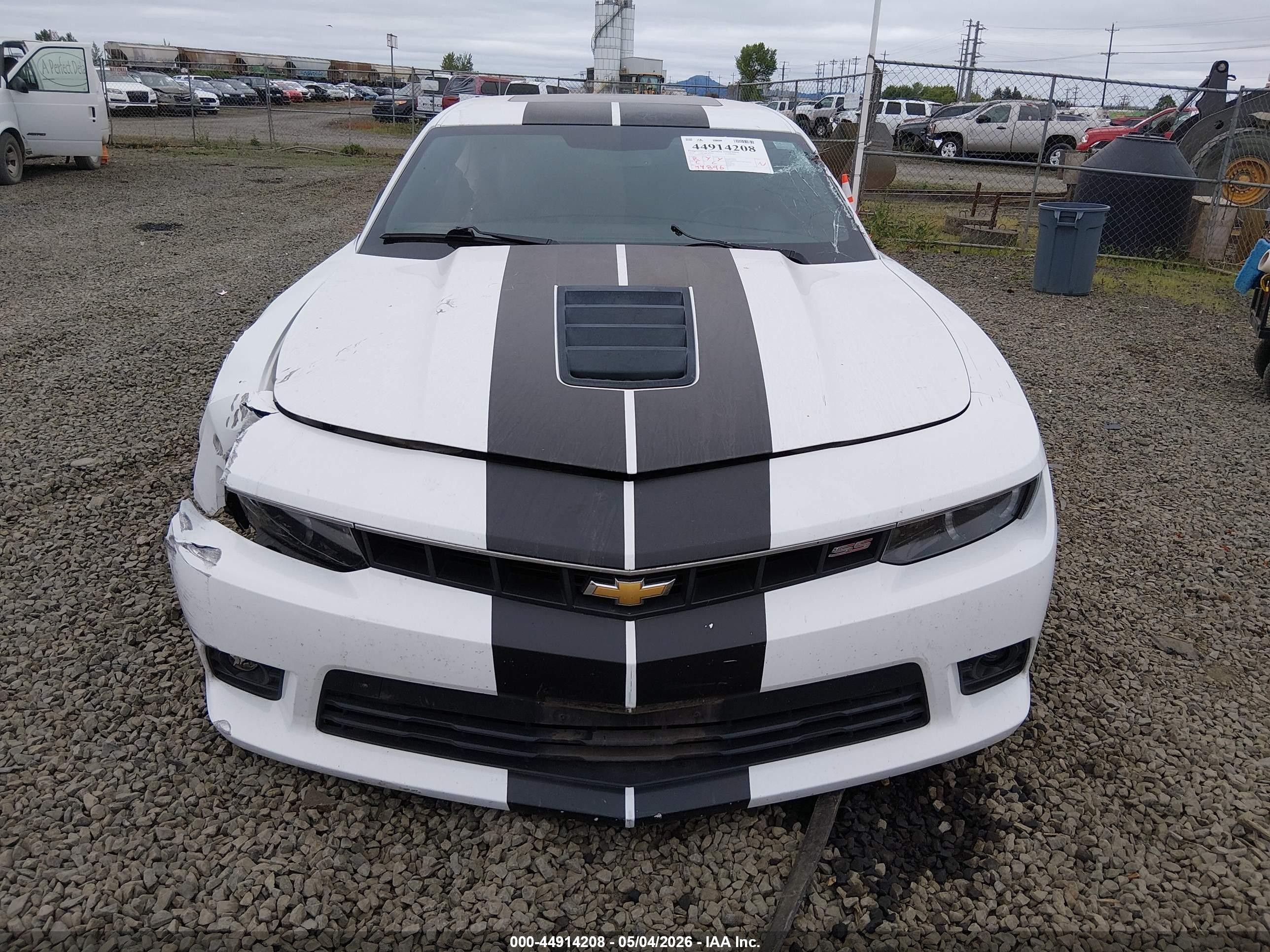 2015 Chevrolet Camaro 2ss White vin: 2G1FK1EJ0F9118262