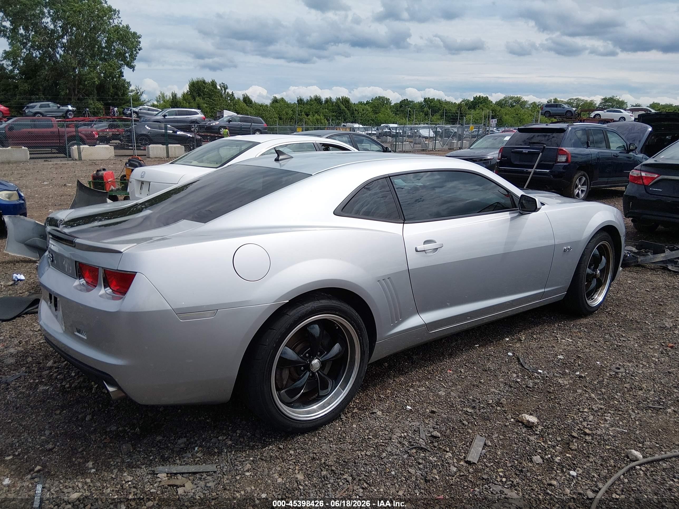 2010 Chevrolet Camaro 2ss Silver vin: 2G1FK1EJ1A9101348