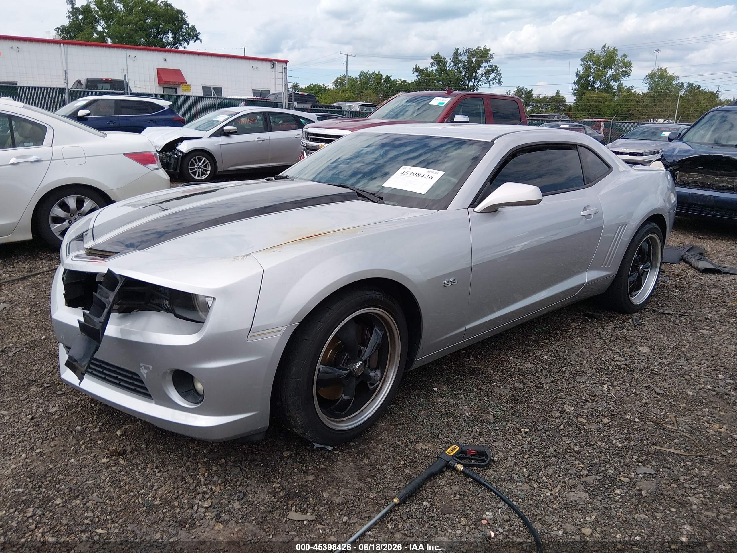 2010 Chevrolet Camaro 2ss Silver vin: 2G1FK1EJ1A9101348