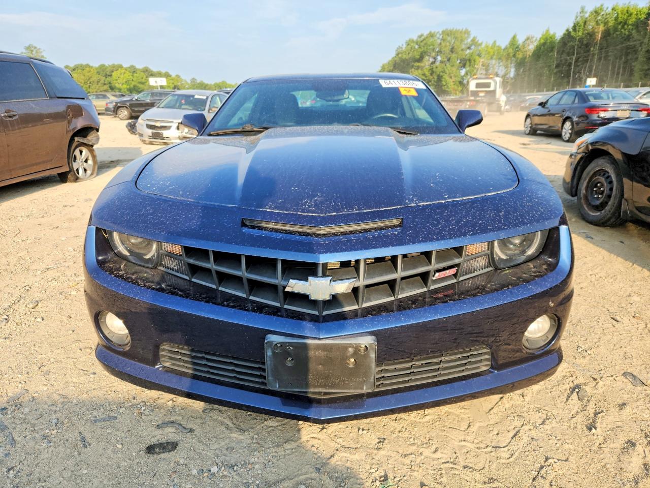 2011 Chevrolet Camaro 2ss Blue vin: 2G1FK1EJ1B9104686