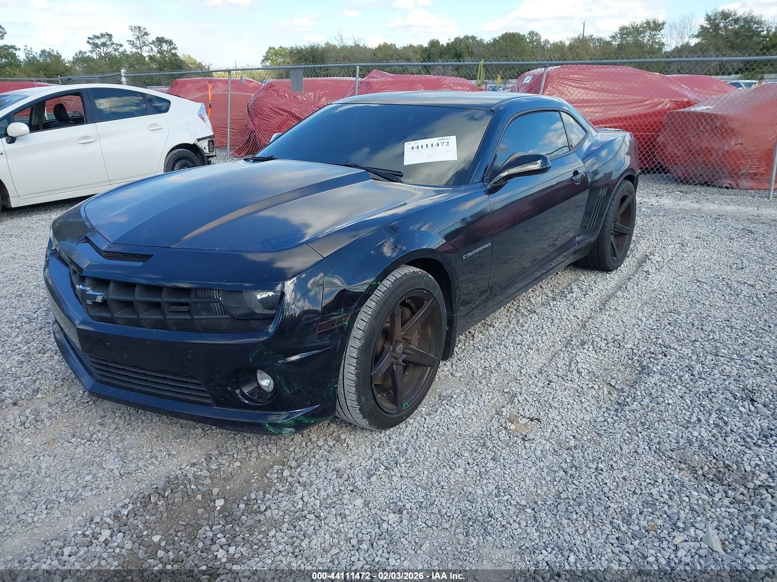 2011 Chevrolet Camaro 2ss Black vin: 2G1FK1EJ1B9119804