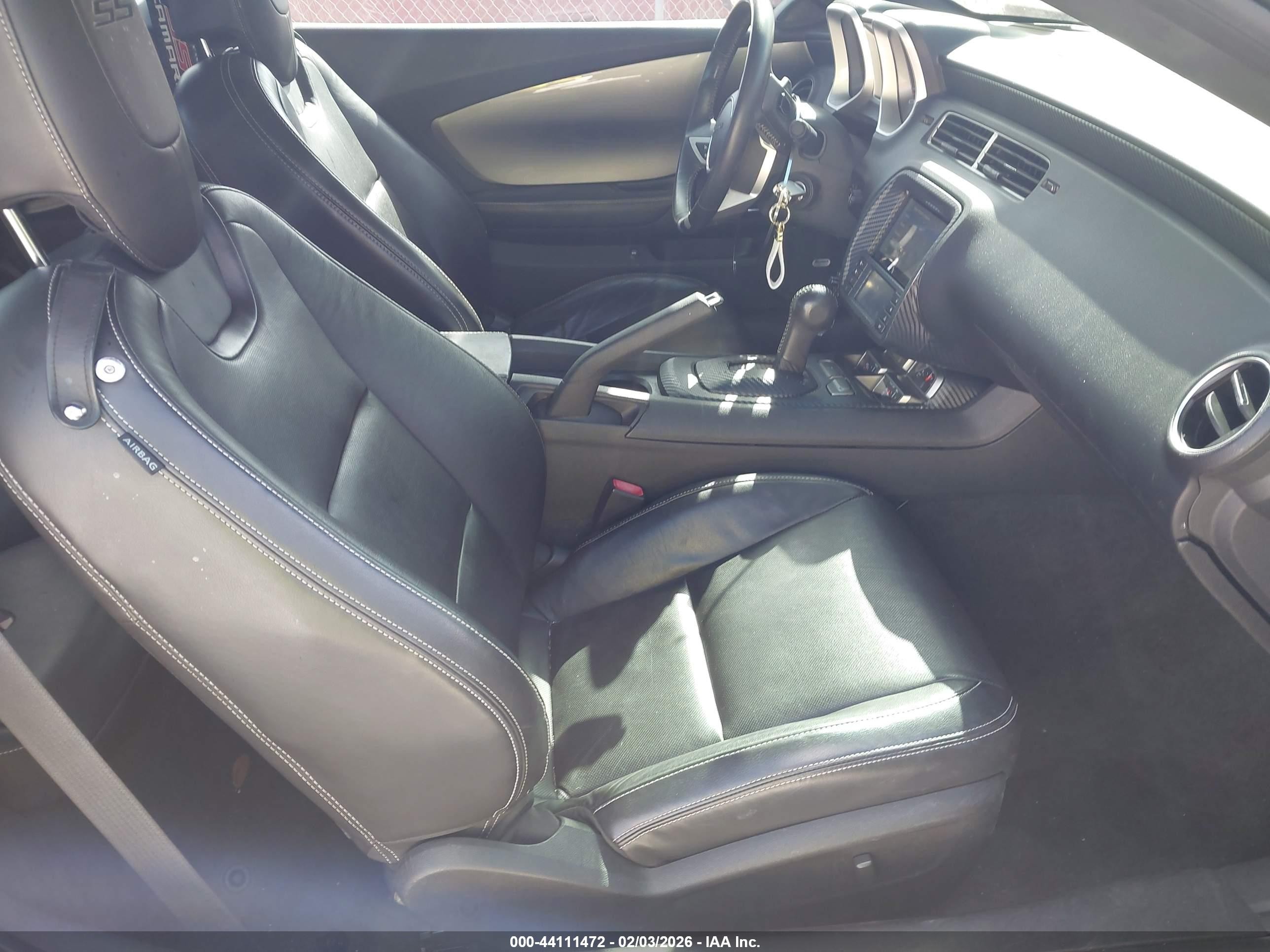 2011 Chevrolet Camaro 2ss Black vin: 2G1FK1EJ1B9119804