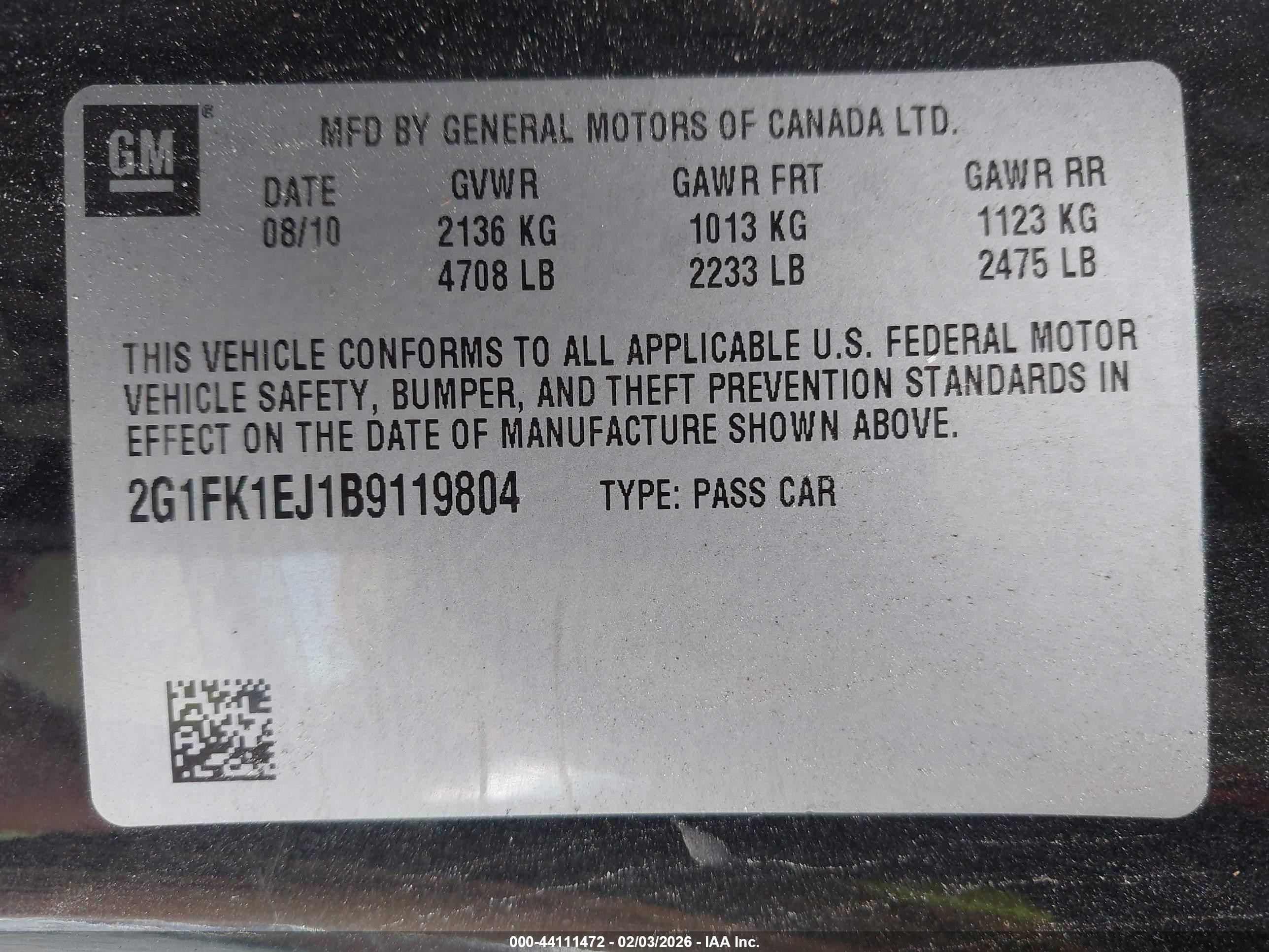 2011 Chevrolet Camaro 2ss Black vin: 2G1FK1EJ1B9119804