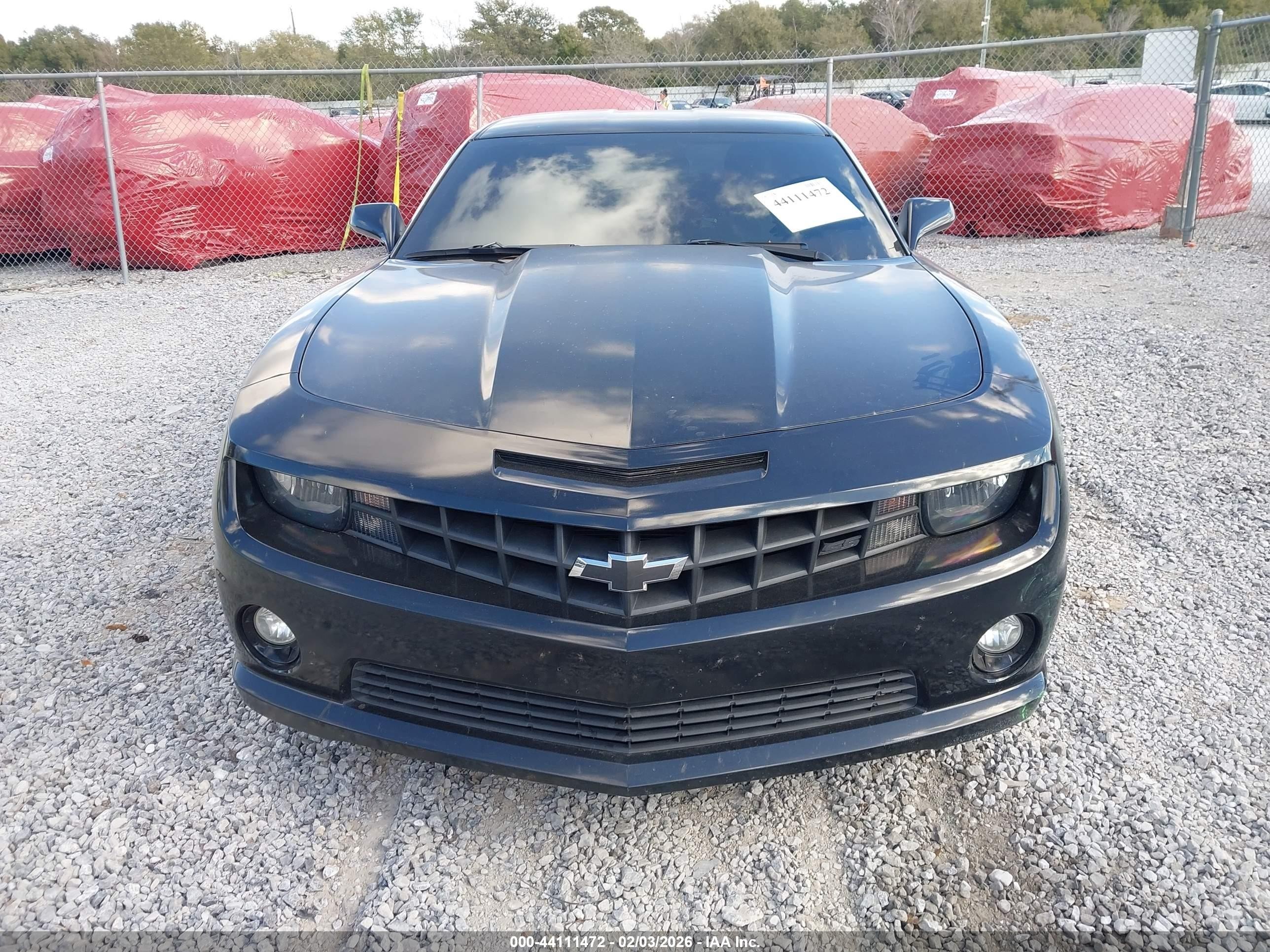 2011 Chevrolet Camaro 2ss Black vin: 2G1FK1EJ1B9119804