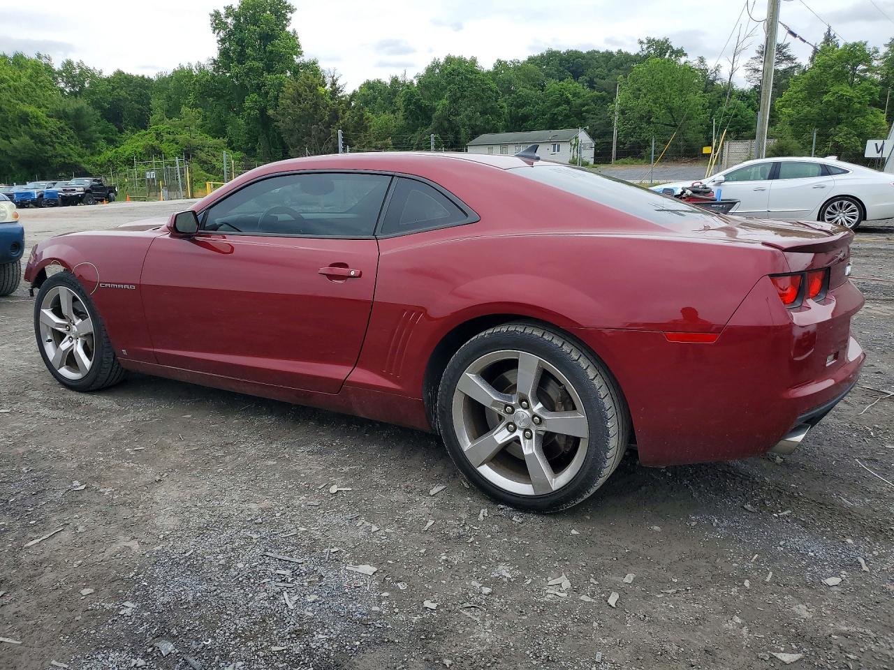 2010 Chevrolet Camaro Ss Burgundy vin: 2G1FK1EJ2A9146475
