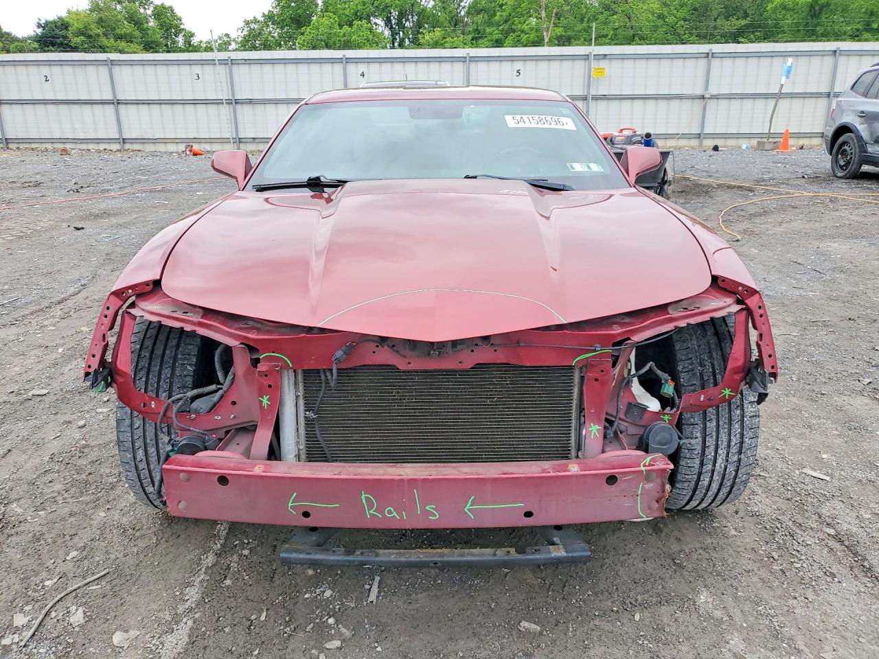 2010 Chevrolet Camaro Ss Burgundy vin: 2G1FK1EJ2A9146475