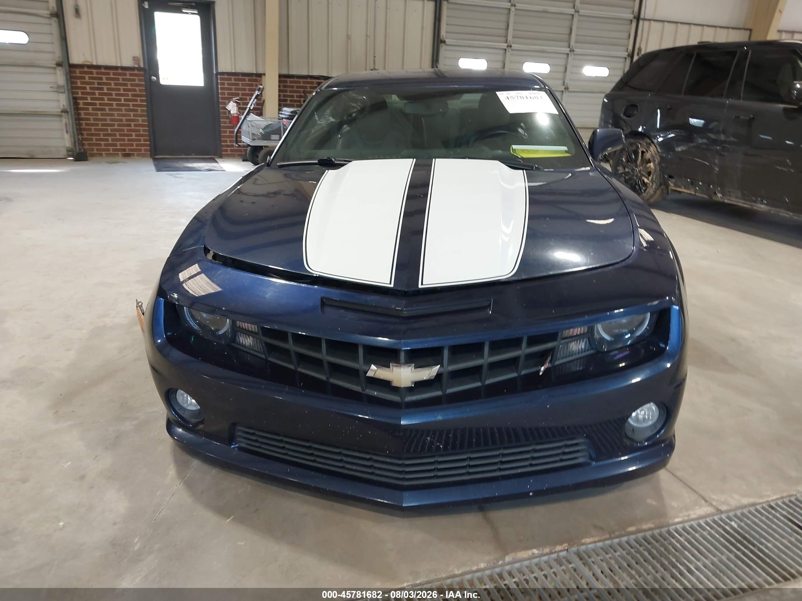 2012 Chevrolet Camaro 2ss Blue vin: 2G1FK1EJ2C9203471
