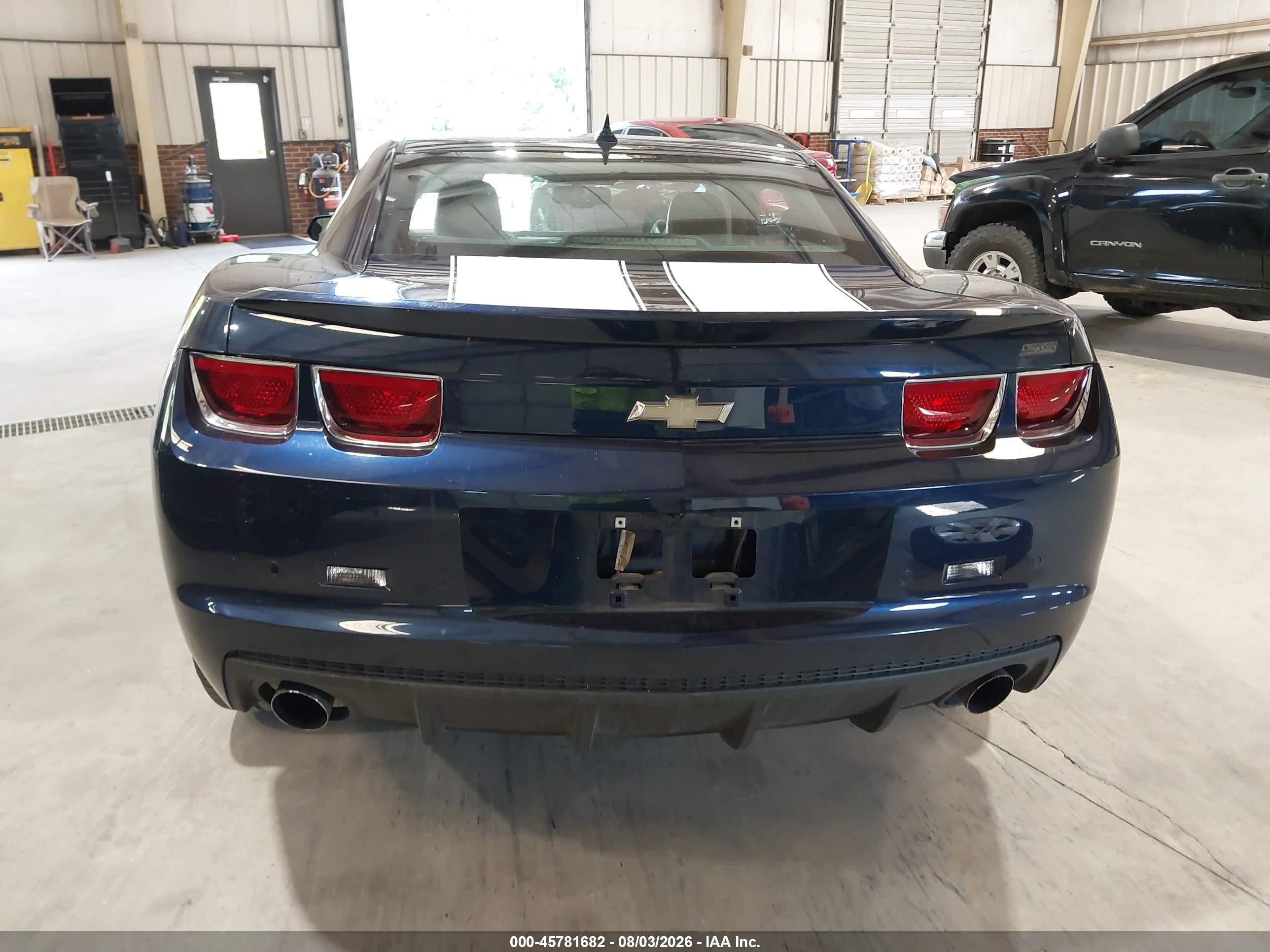 2012 Chevrolet Camaro 2ss Blue vin: 2G1FK1EJ2C9203471
