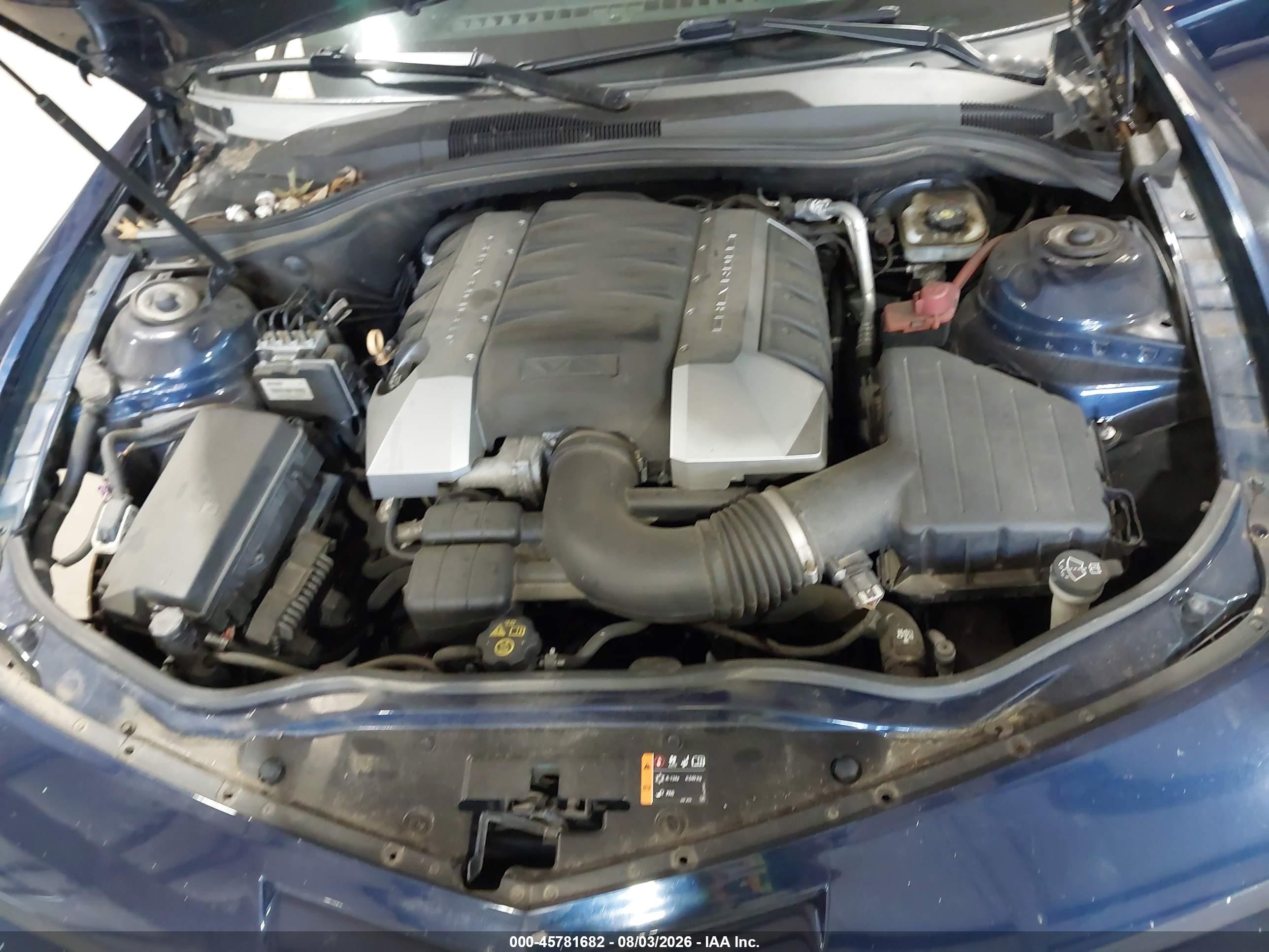 2012 Chevrolet Camaro 2ss Blue vin: 2G1FK1EJ2C9203471
